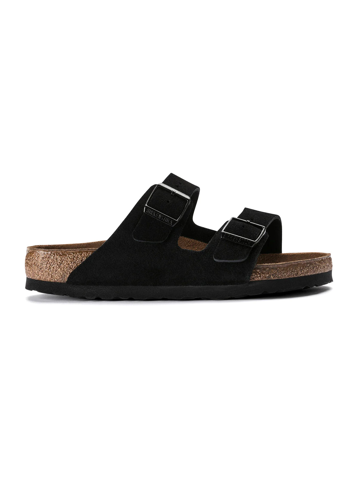 Birkenstock Arizona Suede Leather Black Narrow Fit