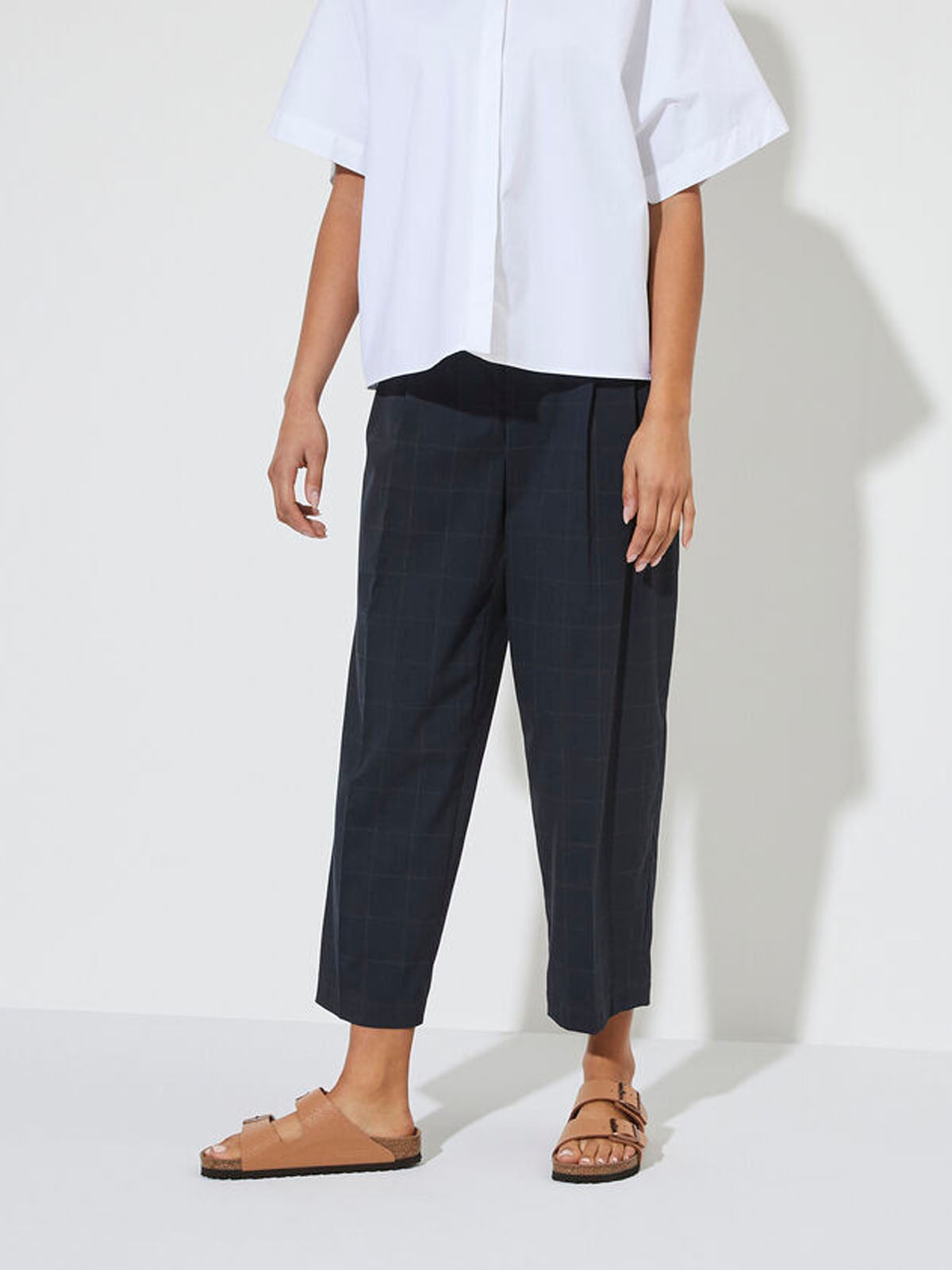 Birkenstock Arizona Vegan Birko-Flor Nubuk Pecan Narrow Fit