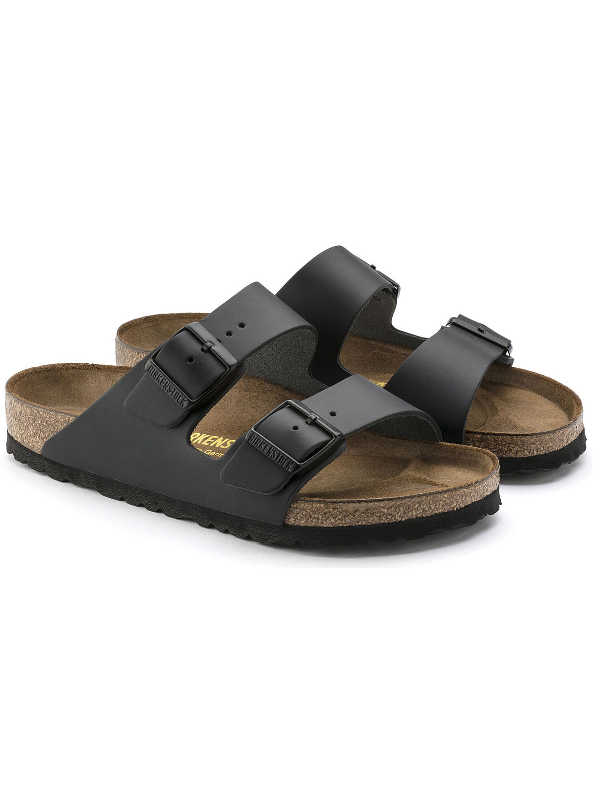 Birkenstock Arizona Natural Leather Black Regular Fit