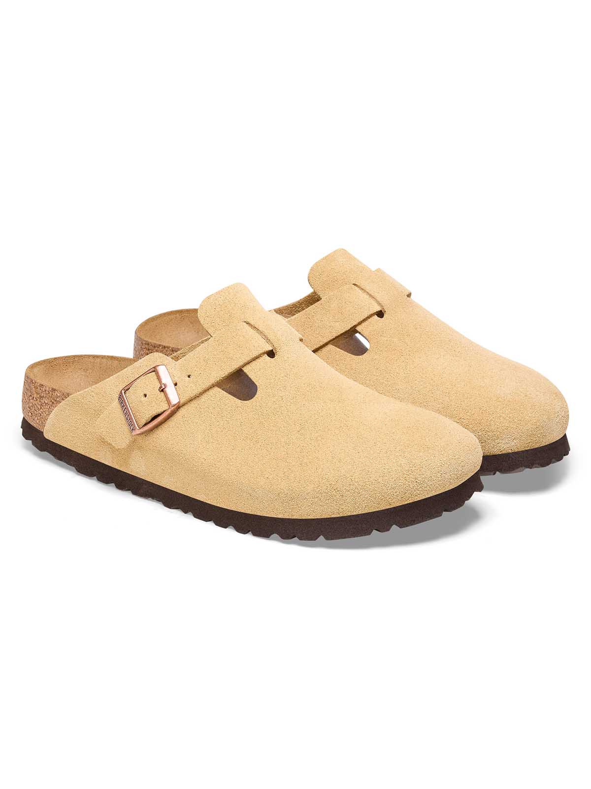 Birkenstock Boston Leve VL Latte Cream Narrow Fit