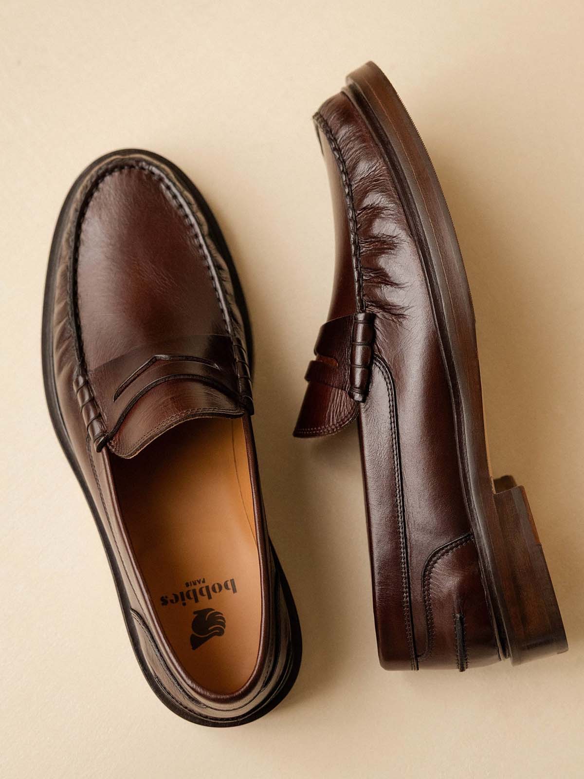 Bobbies Allan Loafer Bison / Pull-Up Leather