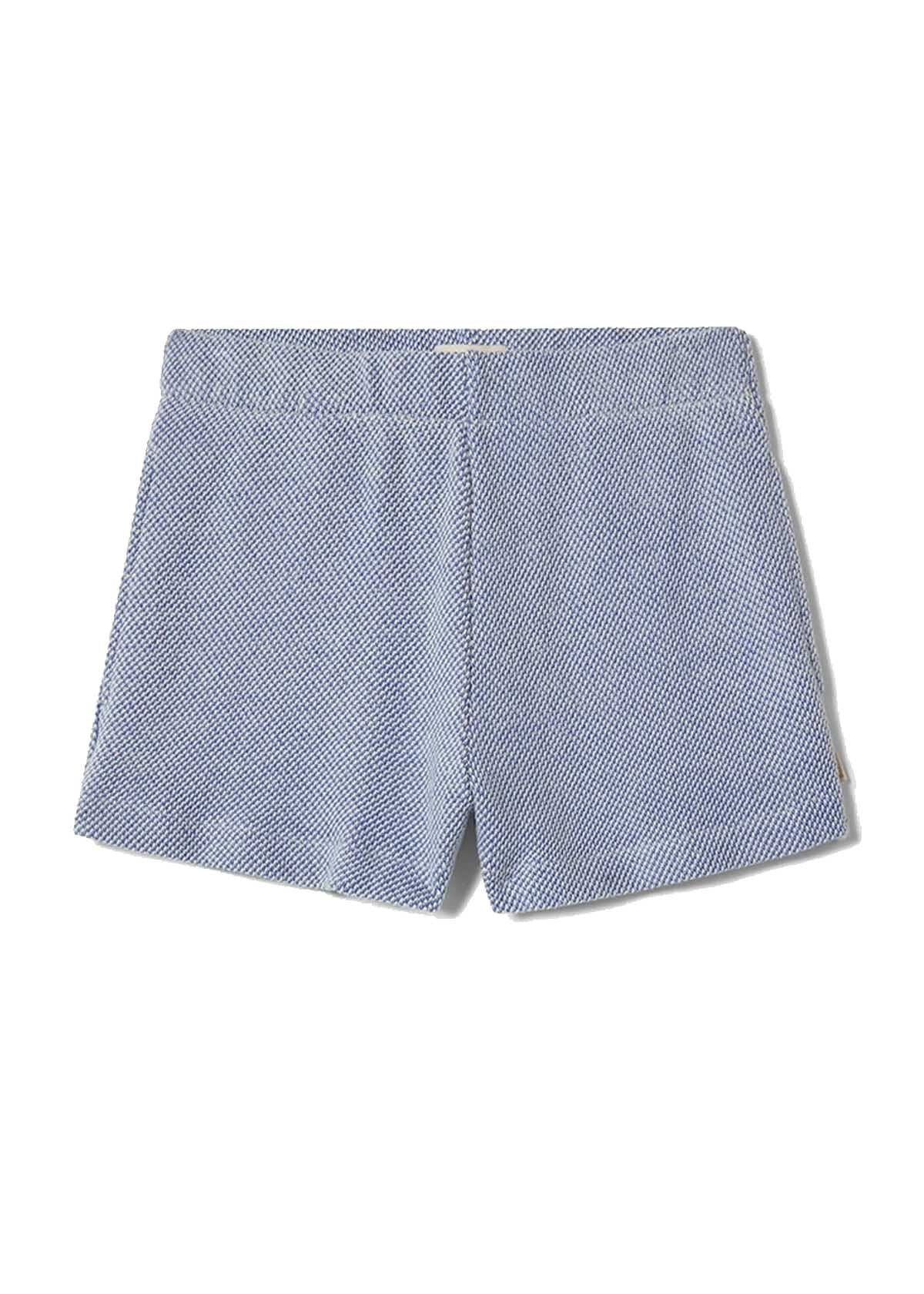 Brixton W's The Weekend Short Offwhite Electric Indigo