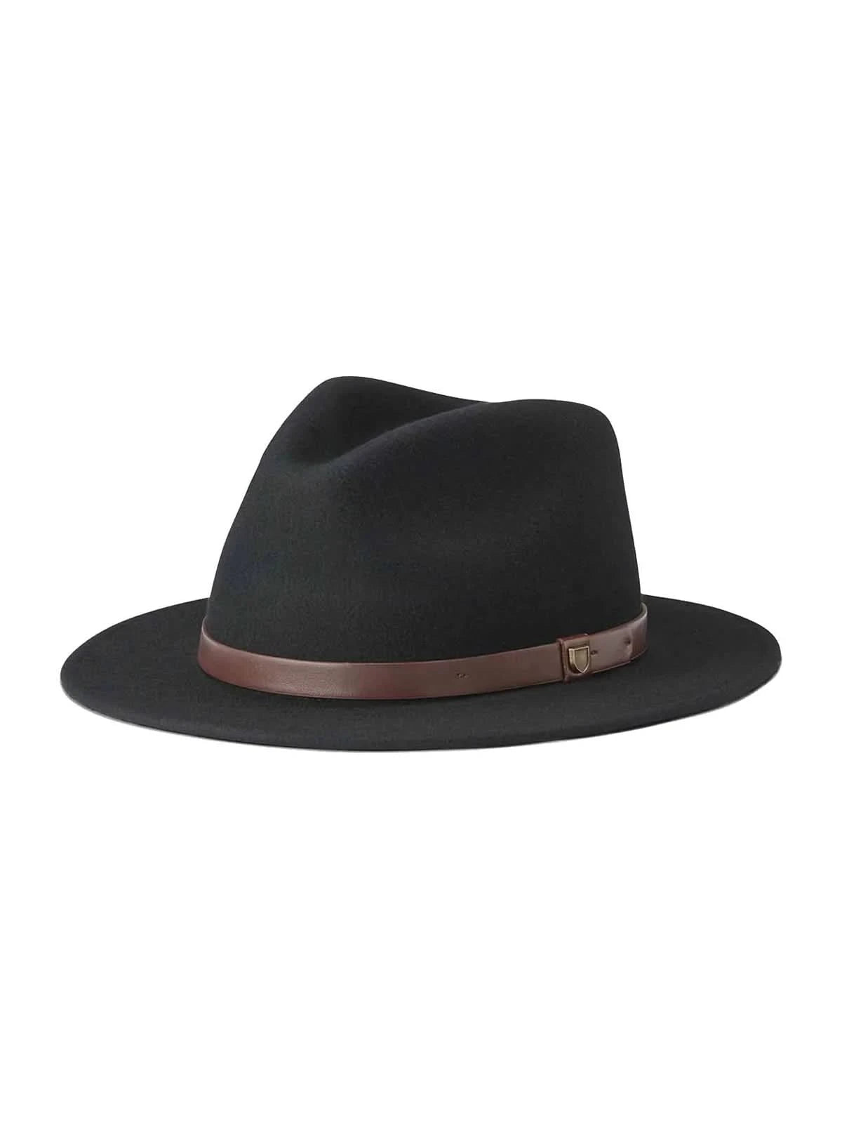 Brixton Messer Fedora Hat Black