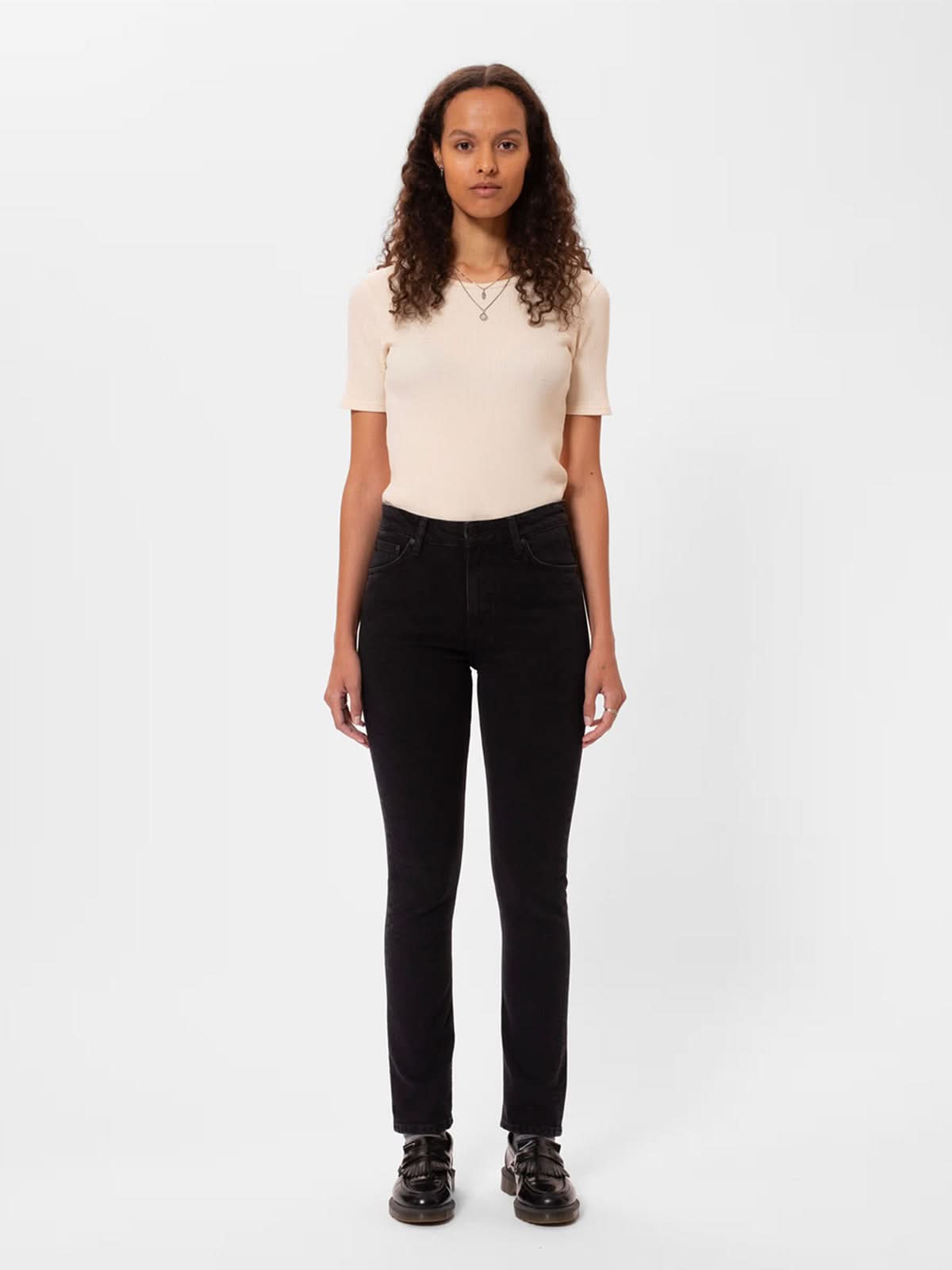 Nudie Jeans Co W's Mellow Mae So Black L28