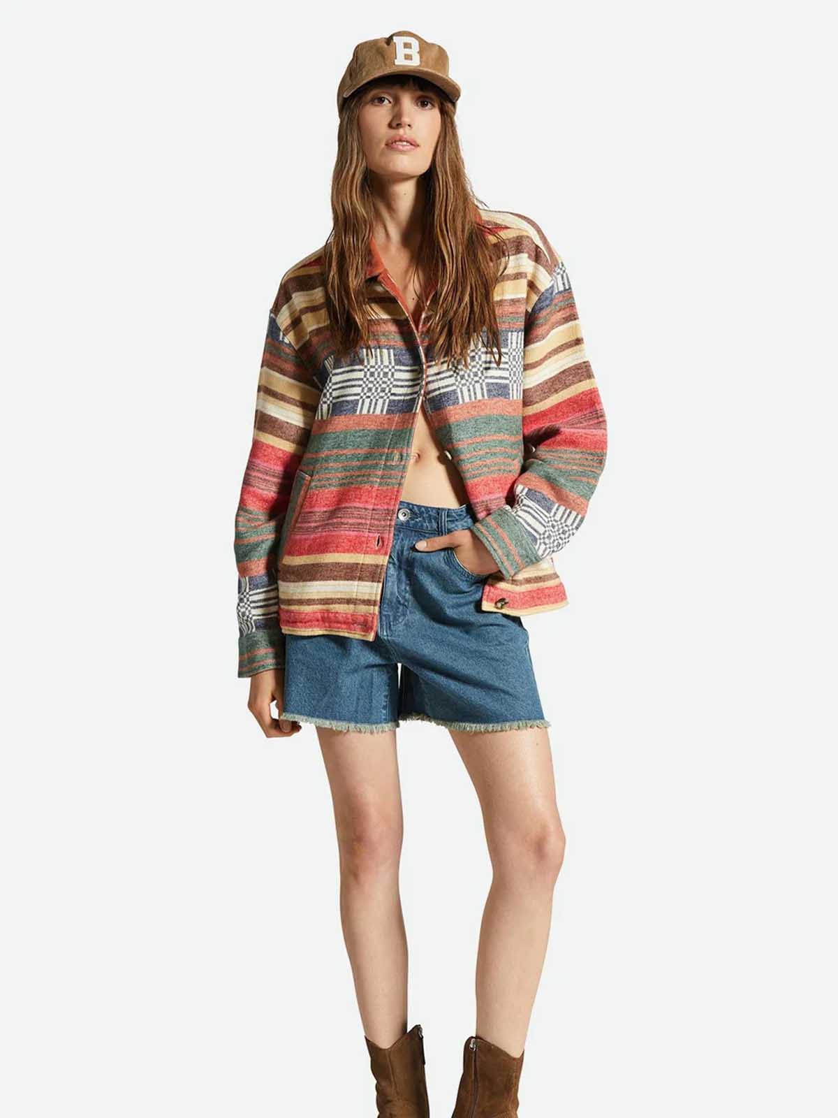 Brixton Woman's Lomas Short Vintage Indigo