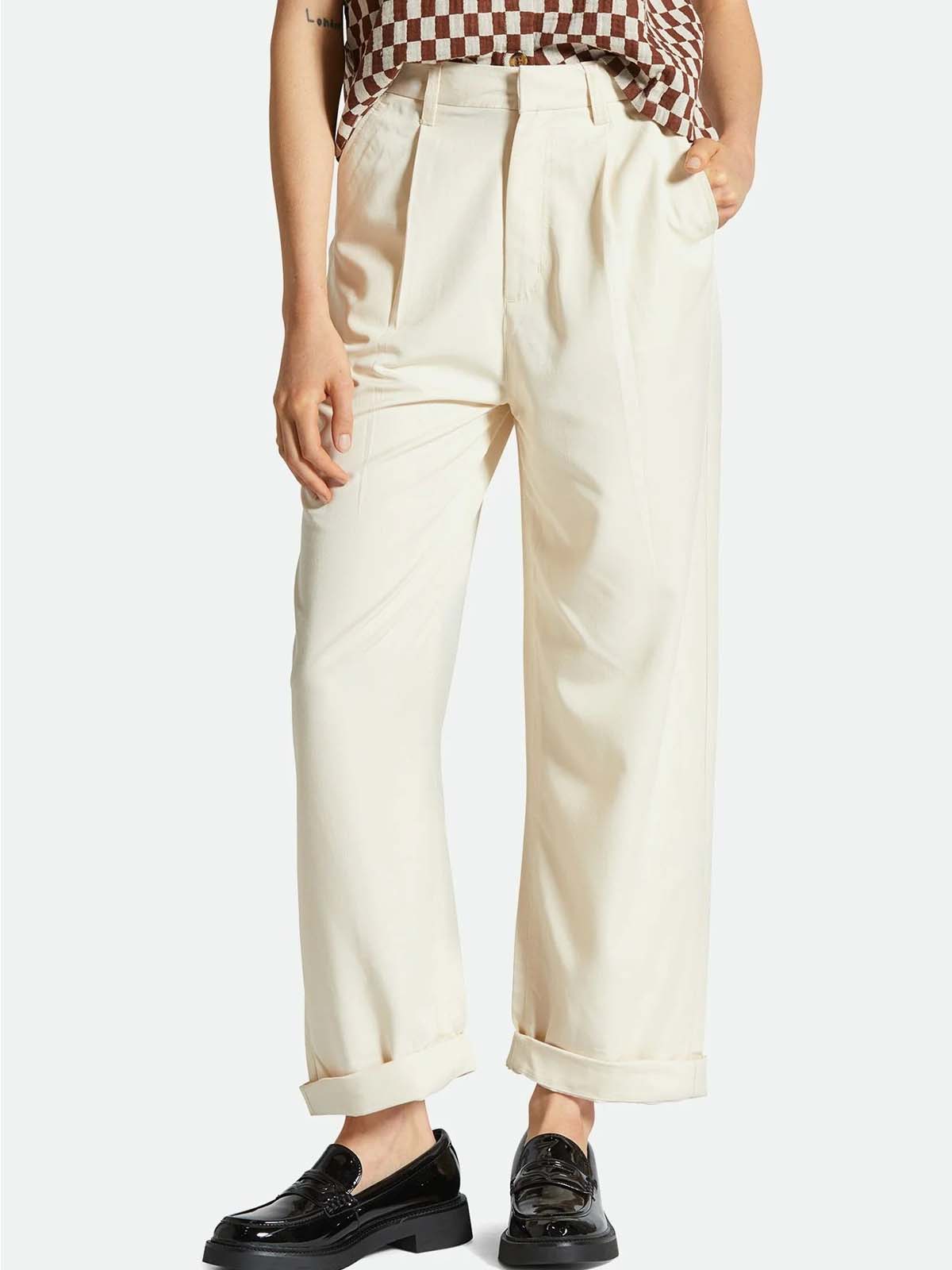 Brixton Woman's Victory Trouser White Smoke