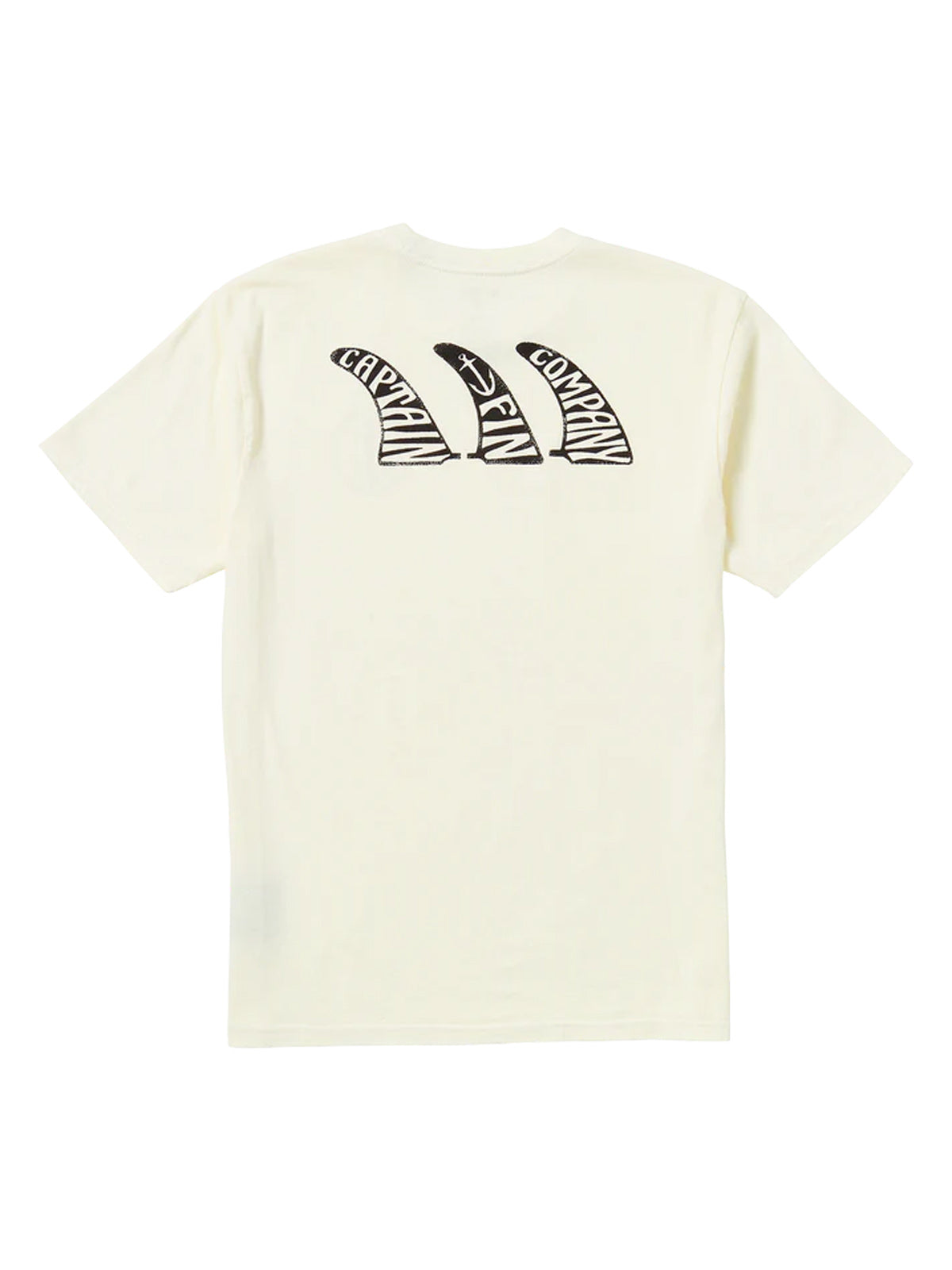Captain Fin Club T-Shirt Vintage White