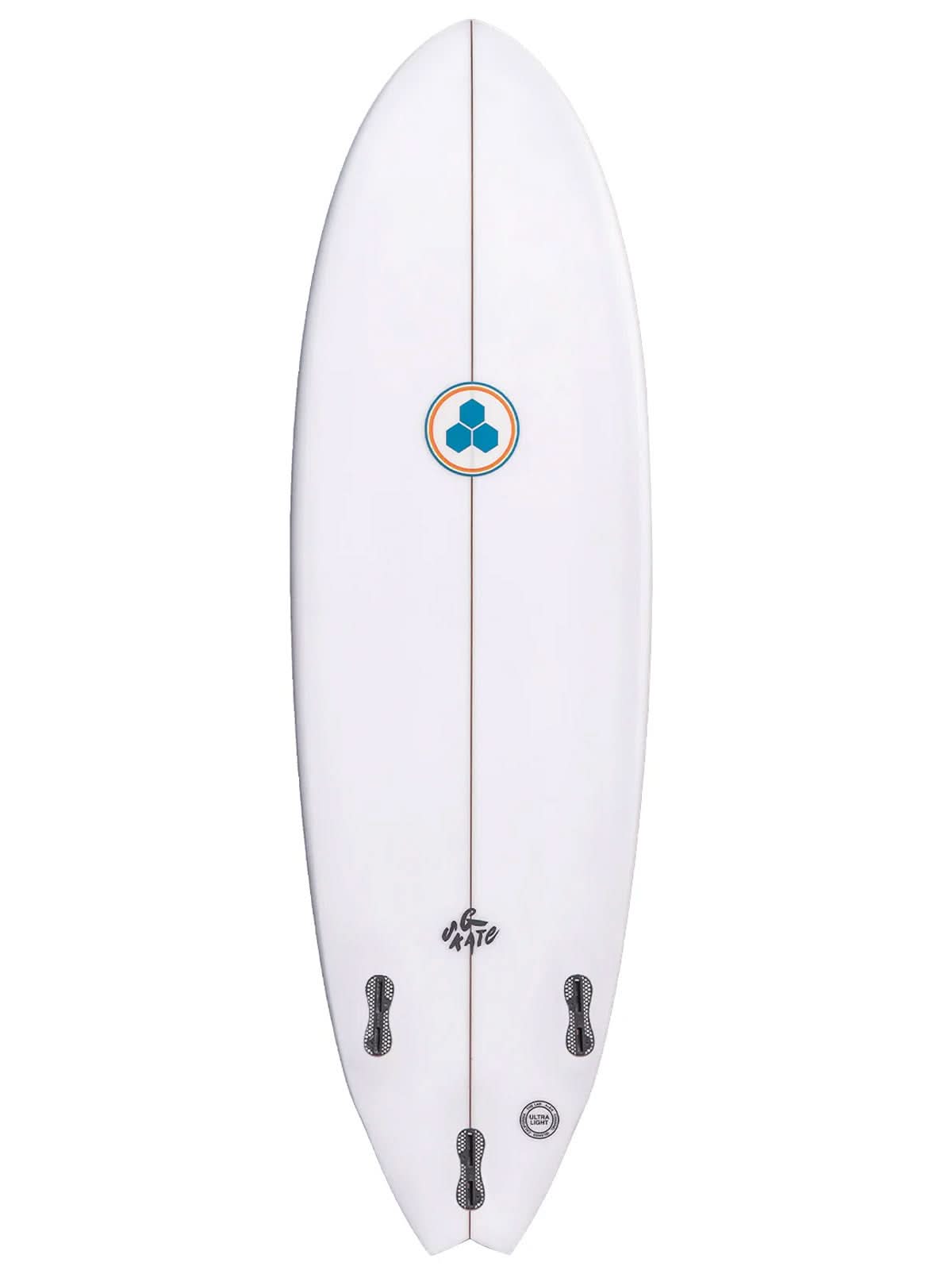 Channel Island Surfboards G-Skate FCS II 2+1 Swallow 5'8 PU Ice Blue
