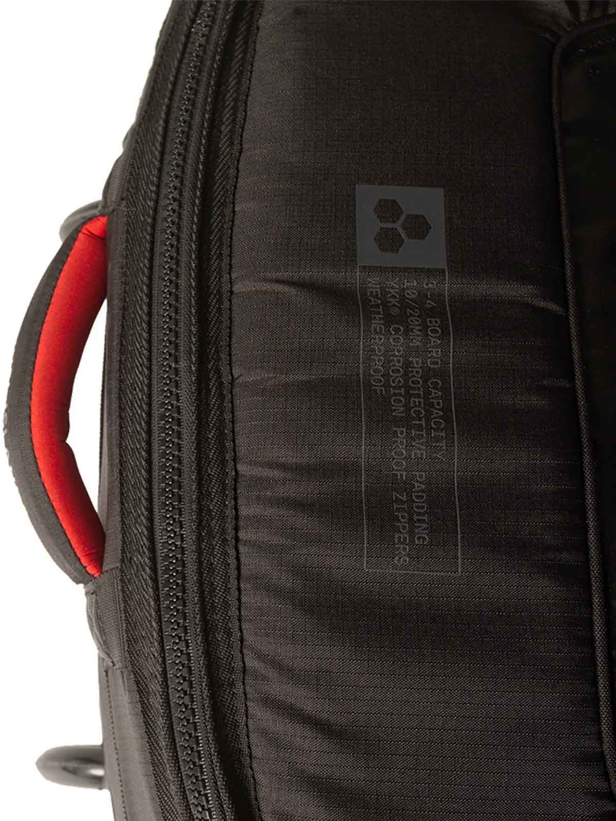 Channel Island Surfboards Quad Travelerer Wheel Boardbag Black 6'6