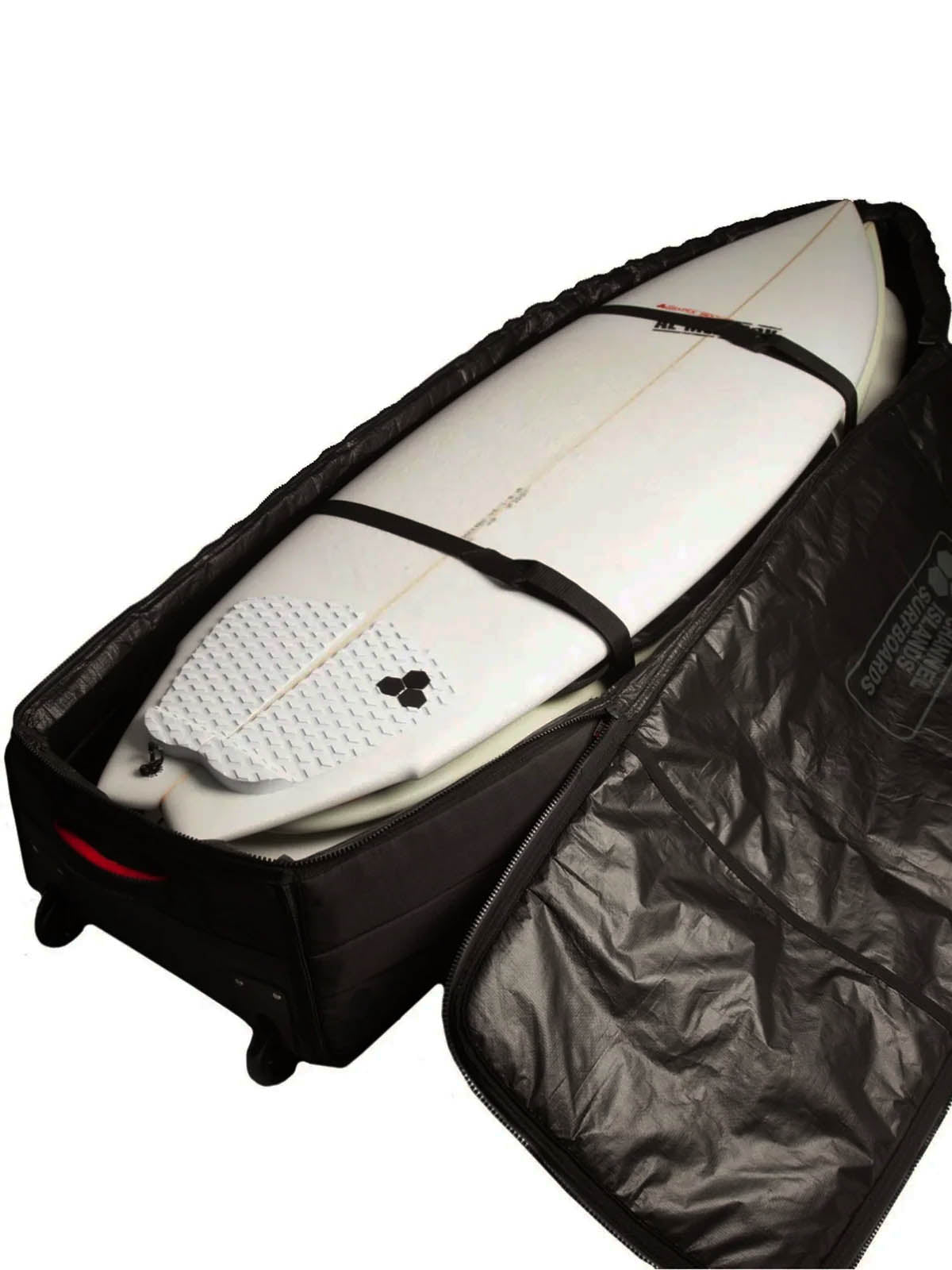 Channel Island Surfboards Quad Travelerer Wheel Boardbag Black 6'6