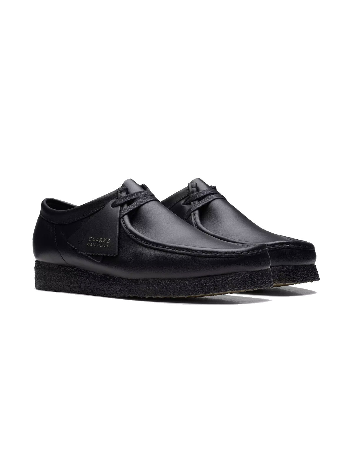 Clarks Wallabee Black Leather