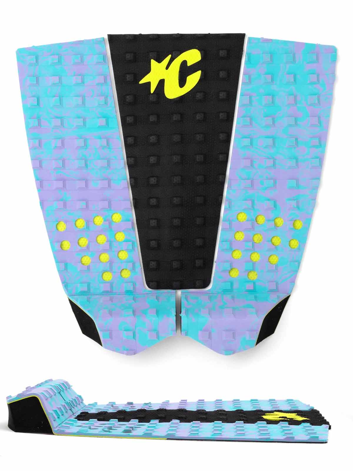 Creatures Of Leisure Pad Italo Ferreira Lite Ecopure Fluro Blue Lavender Swirl Black