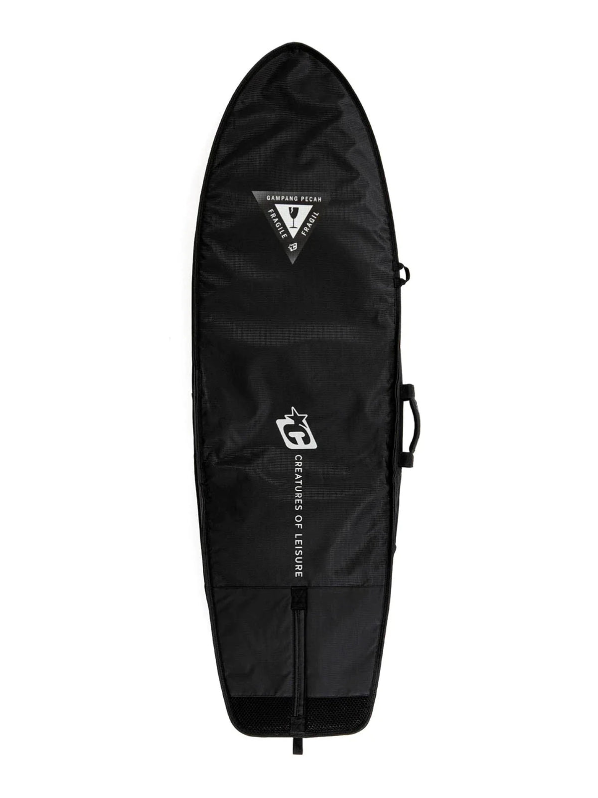 Creatures Of Leisure Fish Double DT2.0 Boardbag Black Silver 5'10
