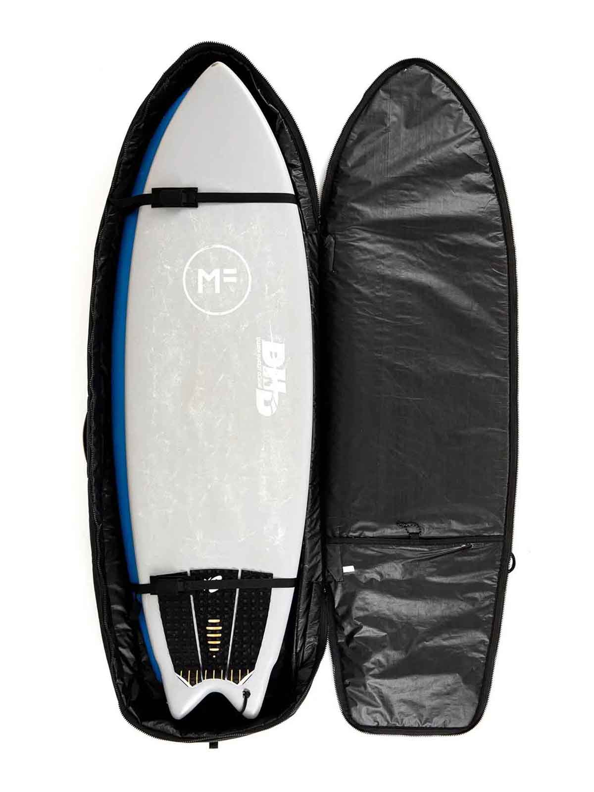 Creatures Of Leisure Fish Tripple DT2.0 Boardbag Black Silver 6'7''