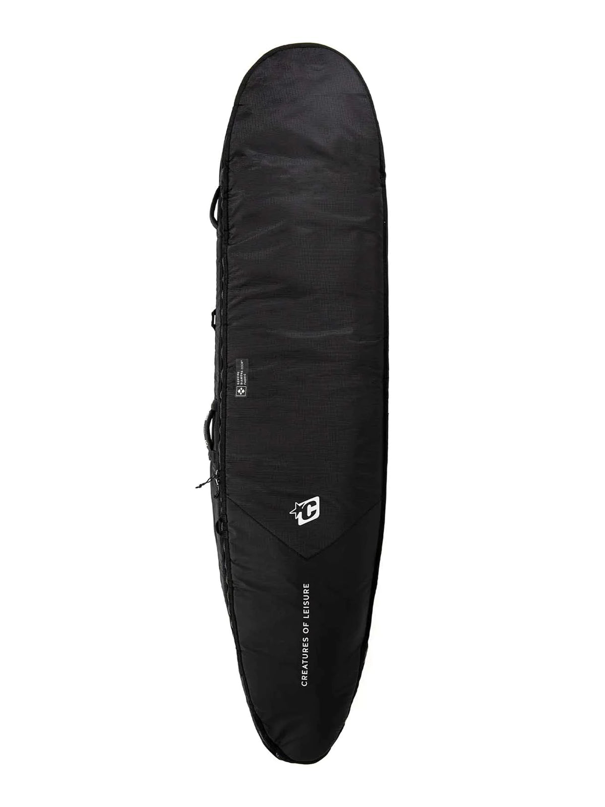 Creatures Of Leisure Longboard Day Use DT2.0 Boardbag Black Silver 10'0