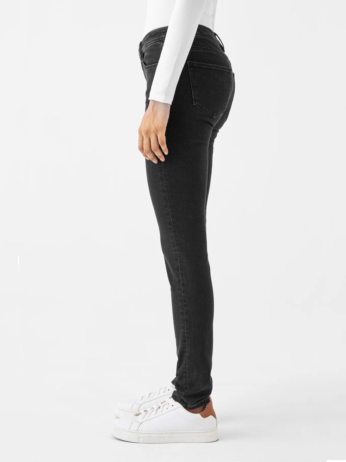 DAWN Mid Sun Slim Comfortstretch Denim Jeans Black Denim L32