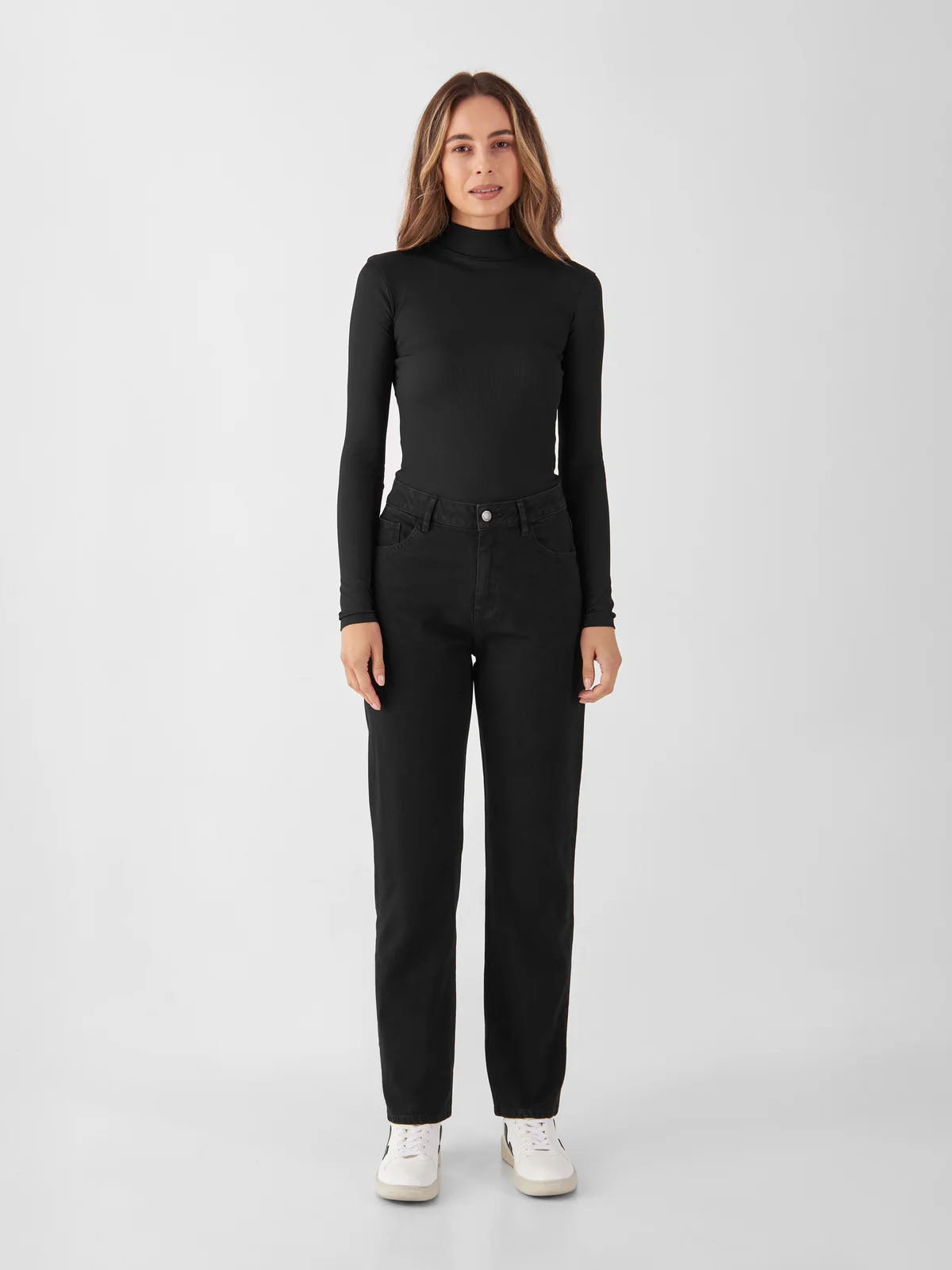 DAWN Morning Regular Straight Low Stretch Jeans Black L30