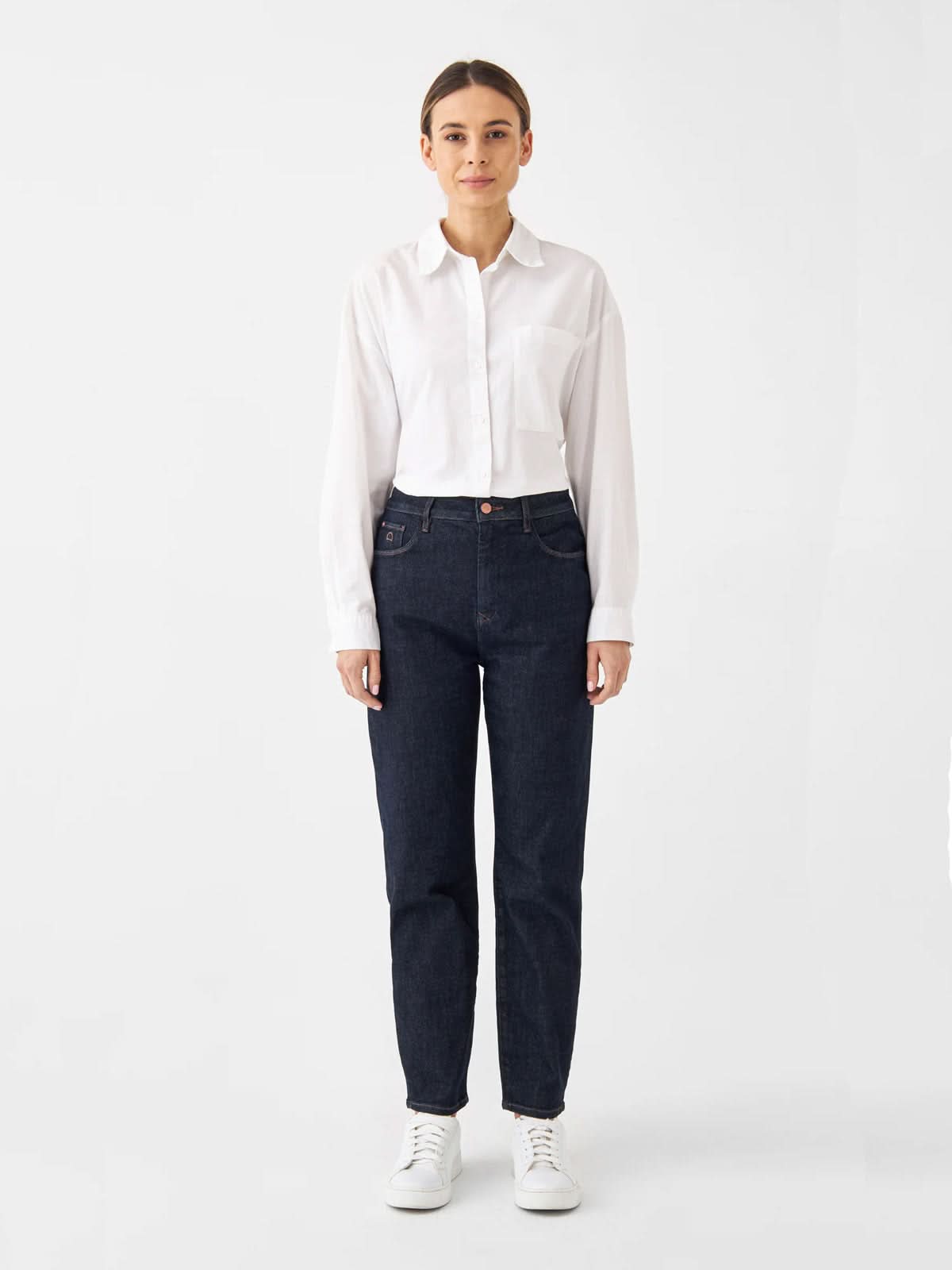 DAWN Stardust O-Shape Soft Denim Jeans Dark Indigo L28