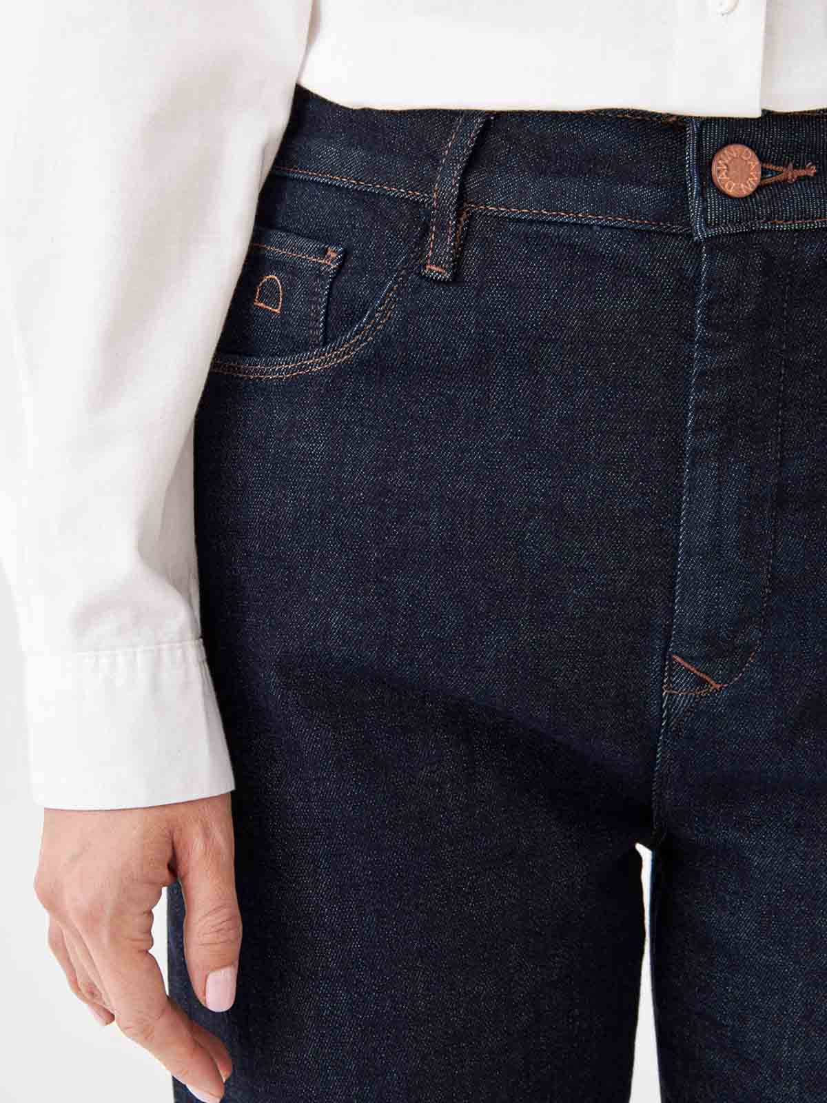 DAWN Stardust O-Shape Soft Denim Jeans Dark Indigo L28