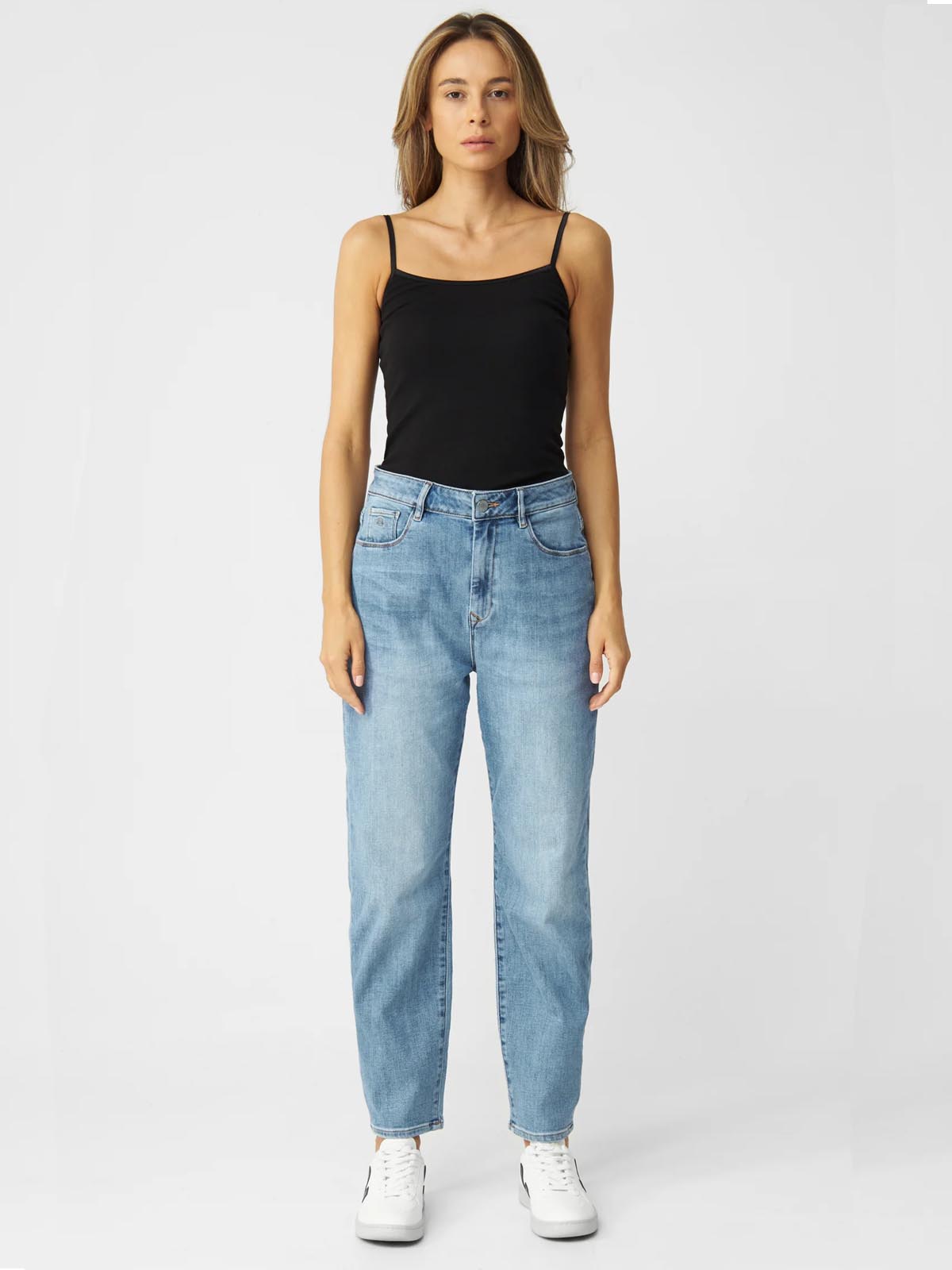 DAWN Stardust O-Shape Soft Denim Jeans Light Blue L28