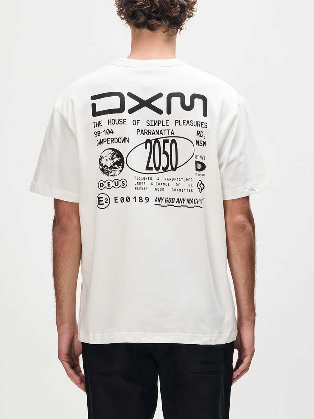 Deus Ex Machina Committee Tee Vintage White