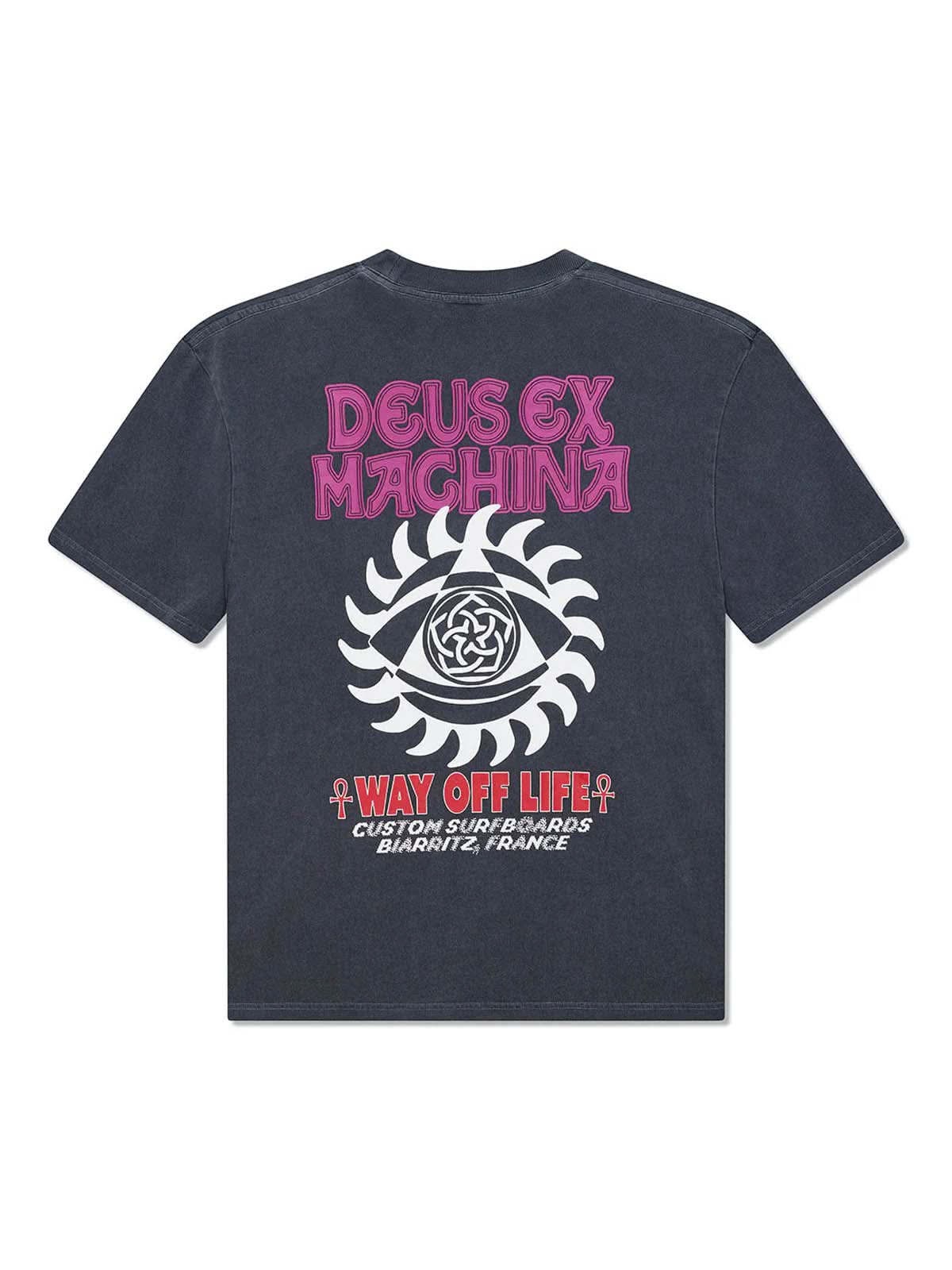 Deus Ex Machina Crank Tee Anthracite