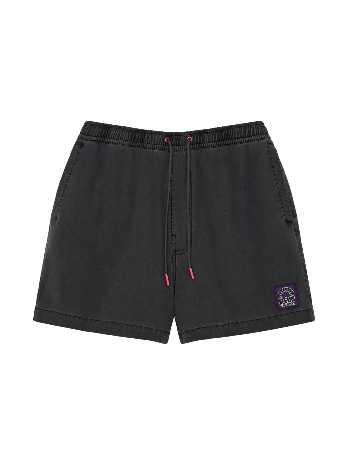 Deus Ex Machina Sandbar Garment Dyed Mesh Short Anthracite