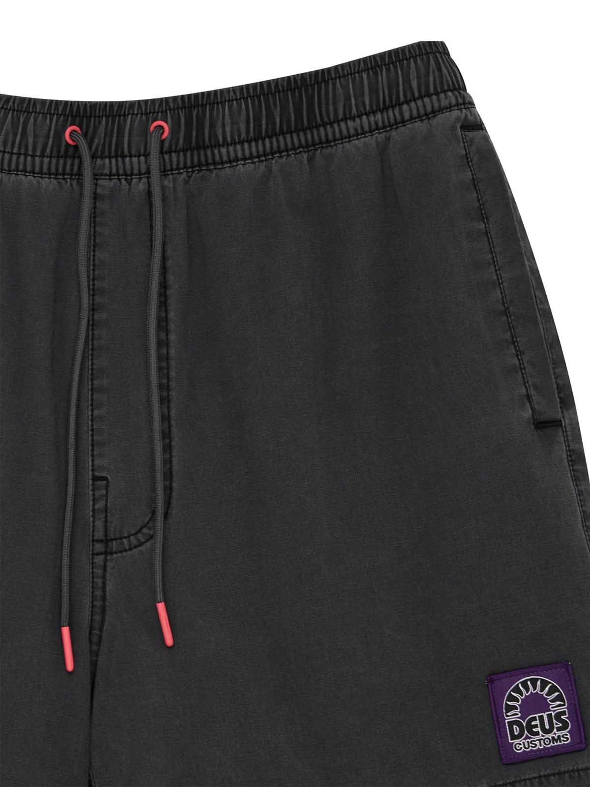 Deus Ex Machina Sandbar Garment Dyed Mesh Short Anthracite
