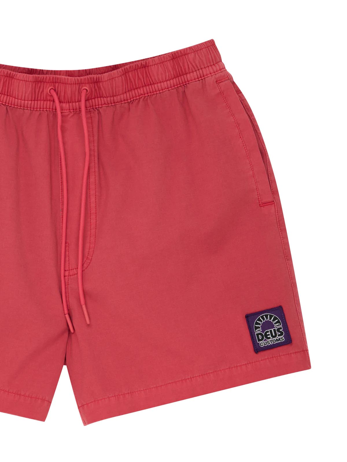 Deus Ex Machina Sandbar Garment Dyed Mesh Short Melon Red