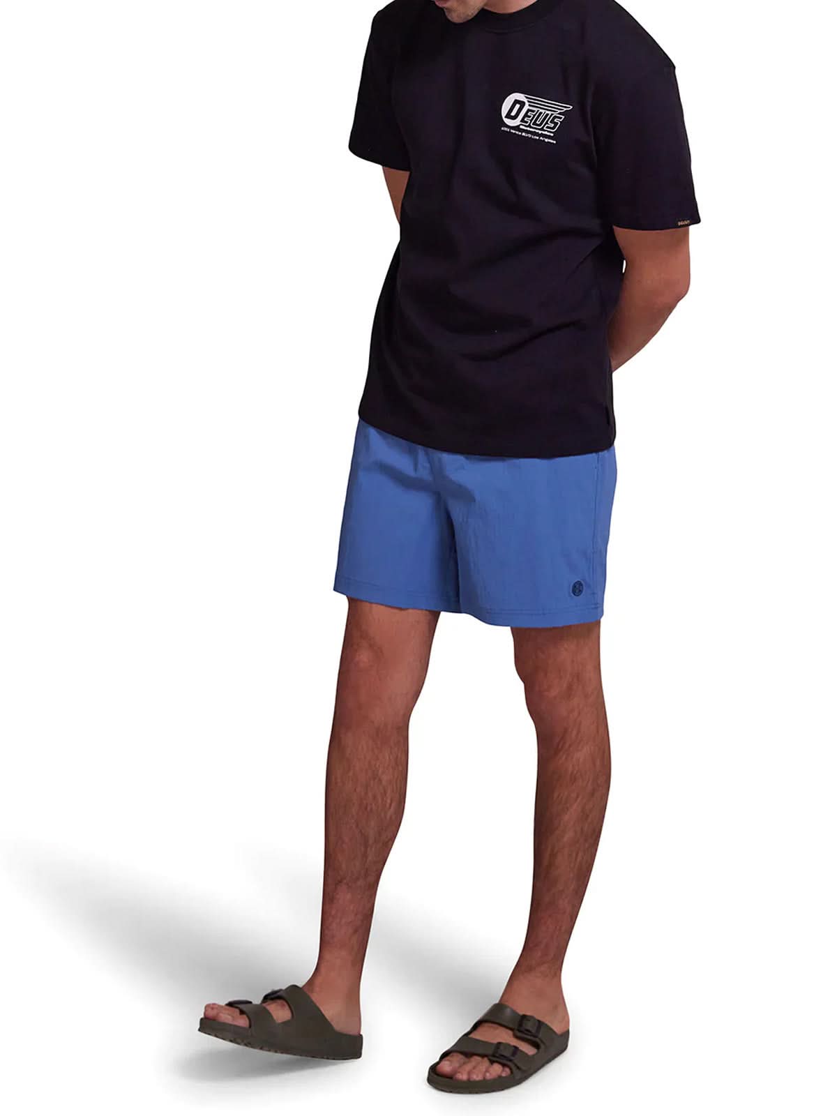 Deus Ex Machina Cordura Glide Swim Short Mesh Blue Heaven