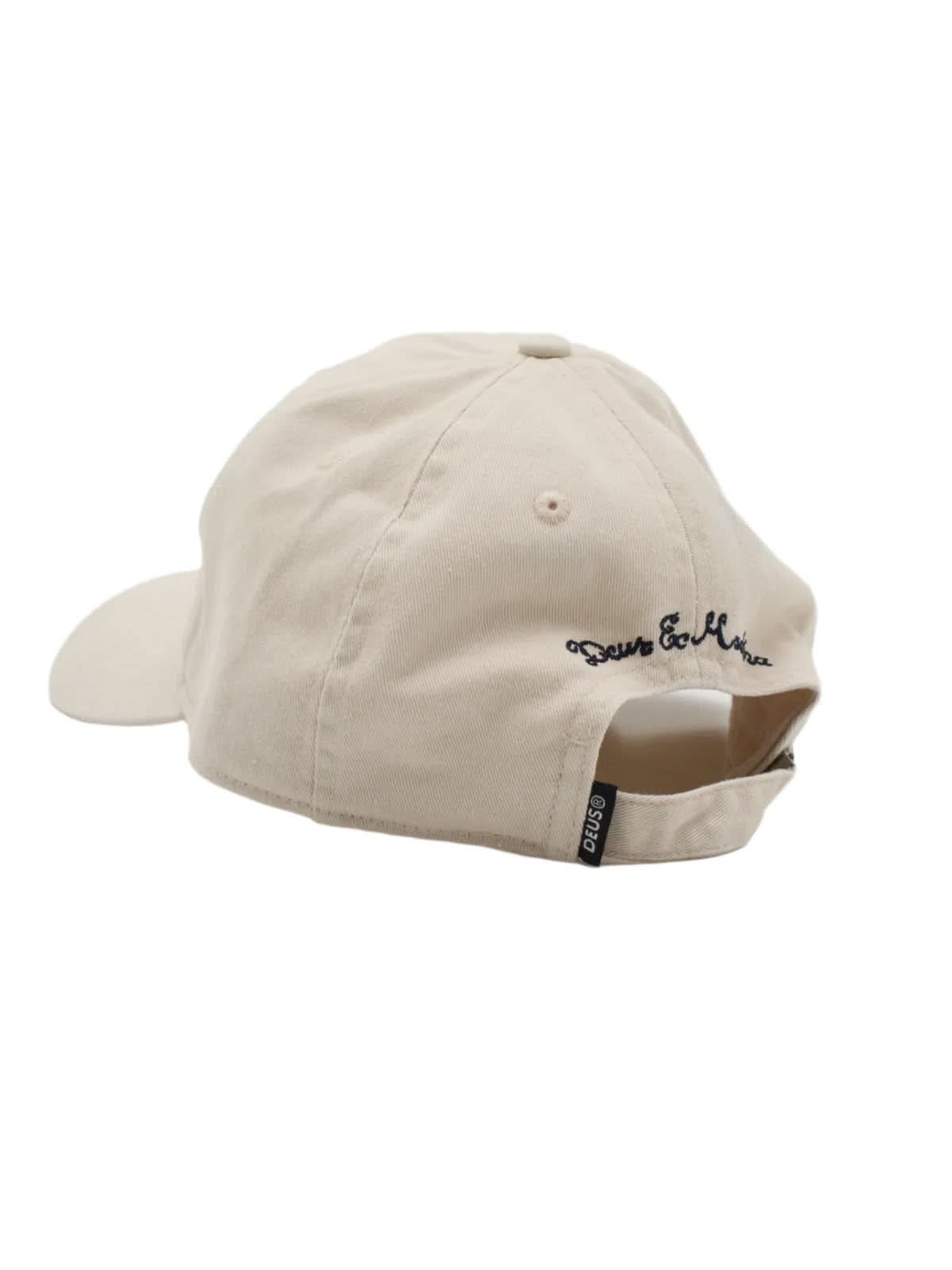Deus Ex Machina Melodies Dad Cap Vintage White