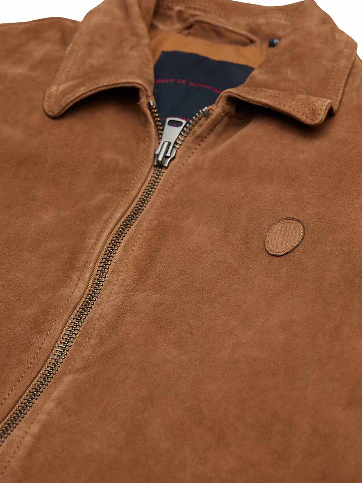 Deus Ex Machina Sandstorm Suede Jacket Brown