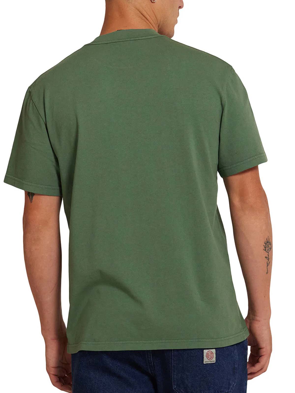 Deus Ex Machina Single Fin Tee Hillside Green