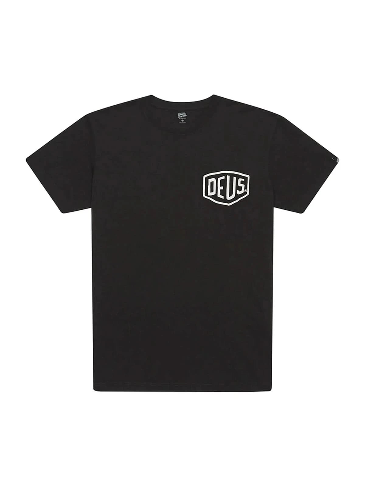 Deus Ex Machina Venice Address Shield Tee Black