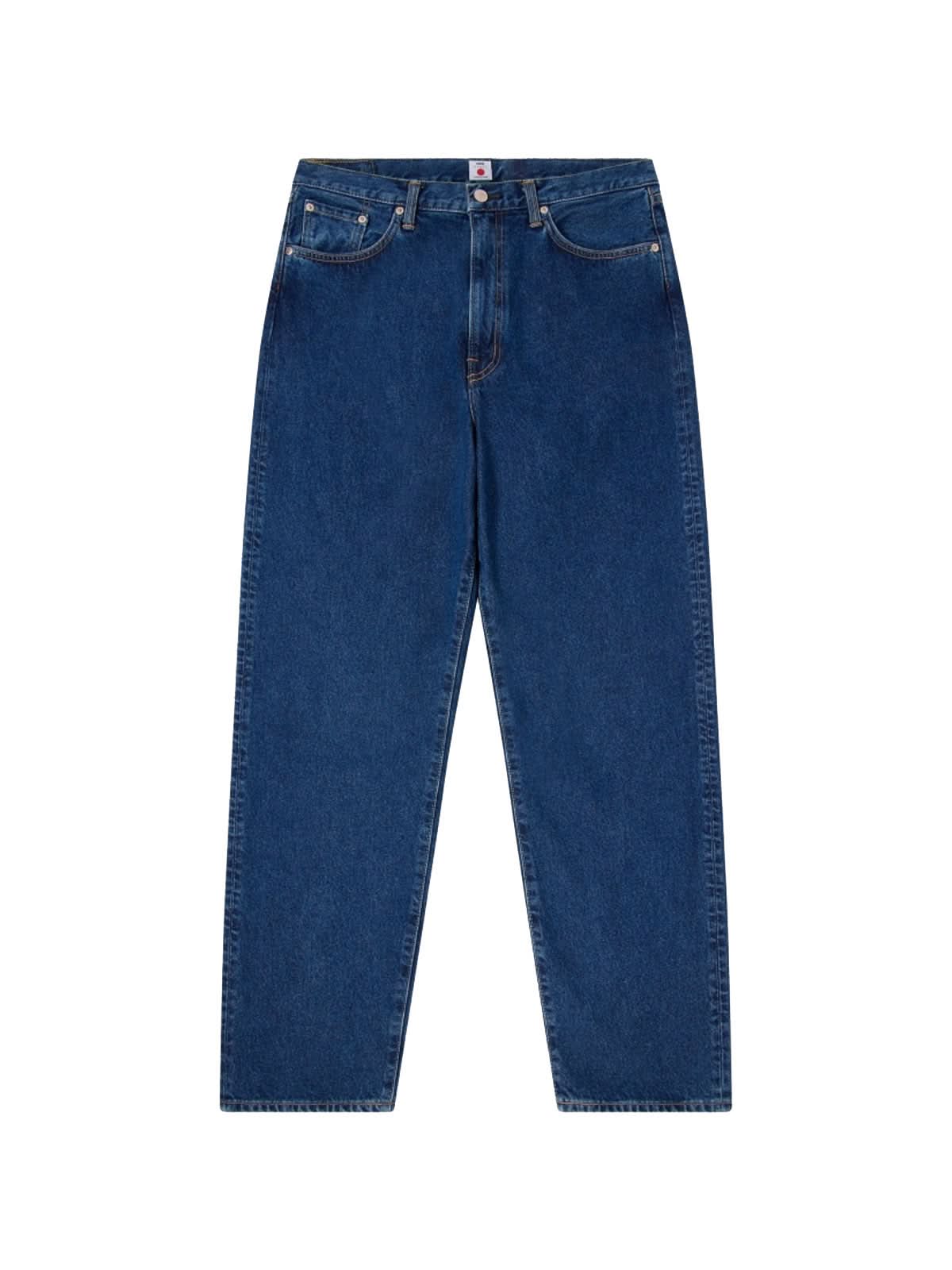 Edwin 12.5oz Kaihara Loose Fit Blue Mid Light Used L32