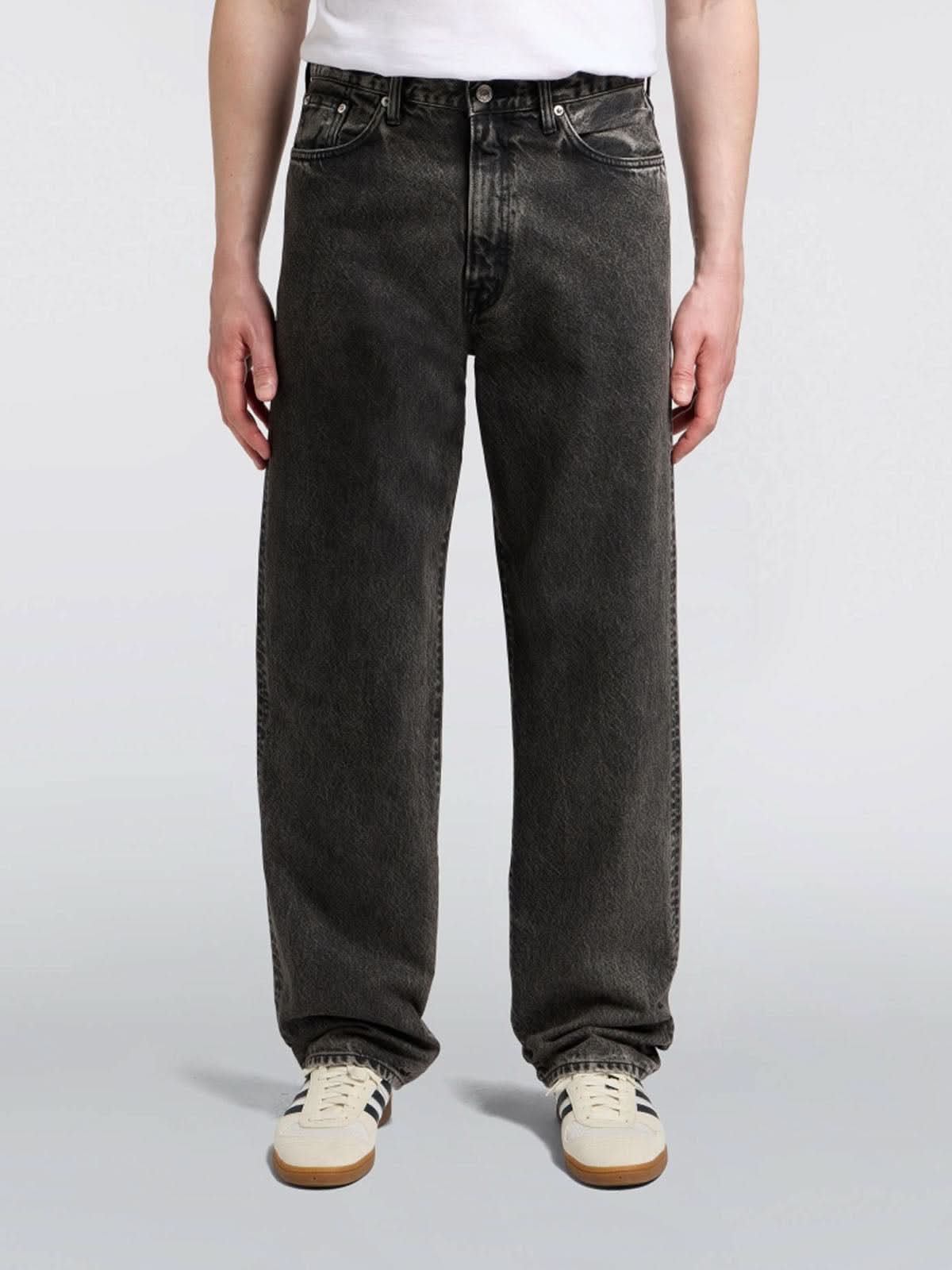 Edwin 13oz Kaihara Loose Jeans Black Dark Used L32