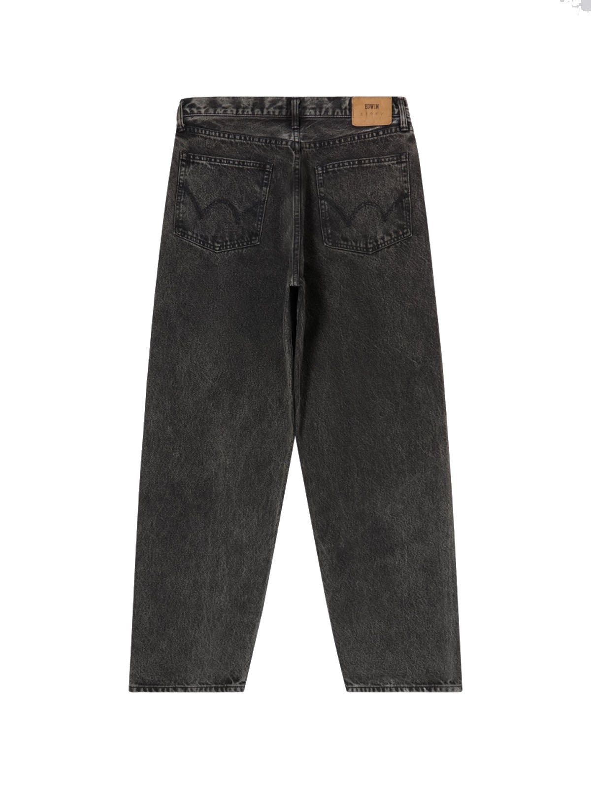 Edwin 13oz Kaihara Loose Jeans Black Dark Used L30