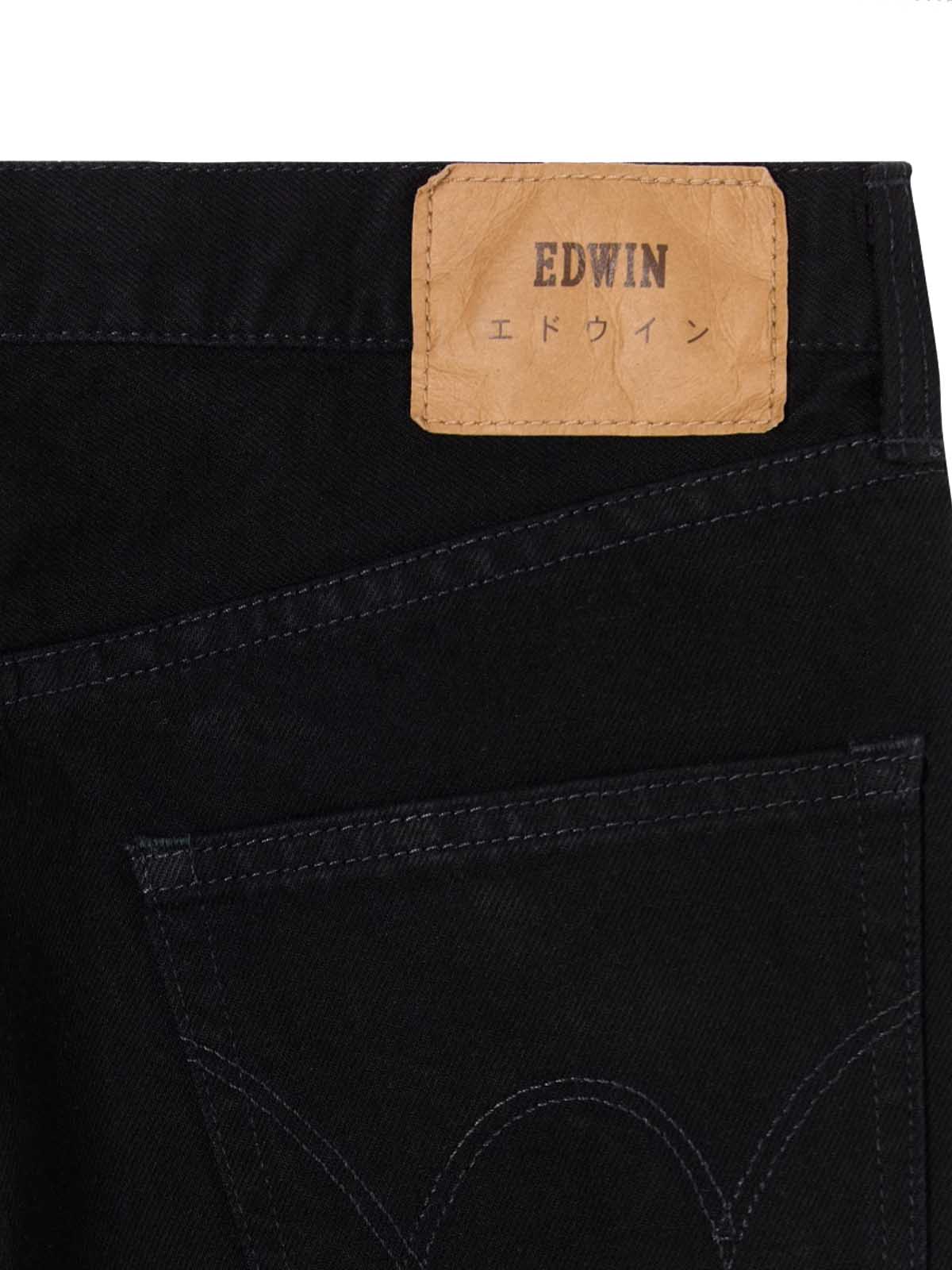 Edwin 13oz Kaihara Regular Straigth Jeans Black Unwashed L32