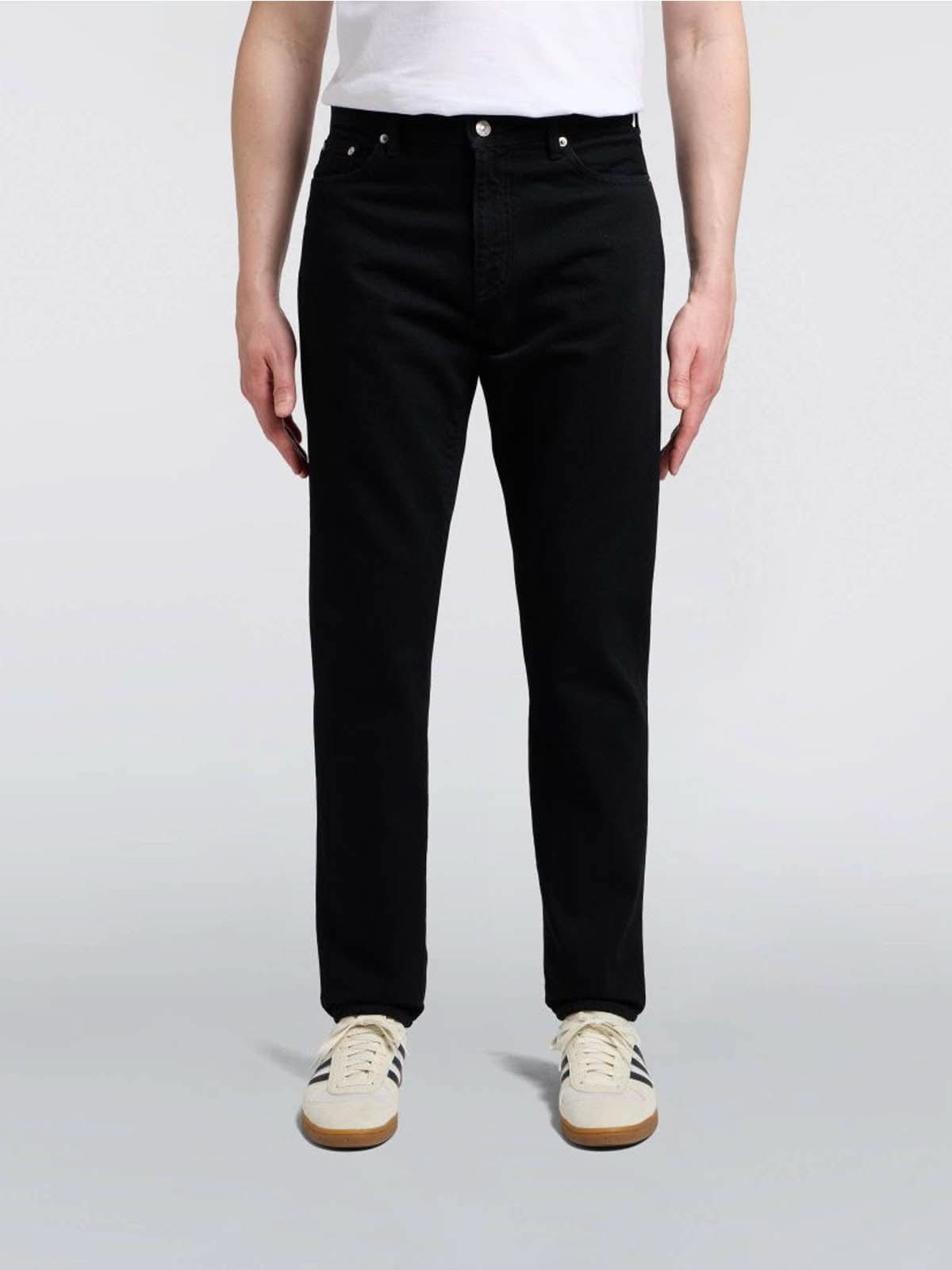 Edwin 13oz Kaihara Regular Tapered Jeans Black Unwashed L32
