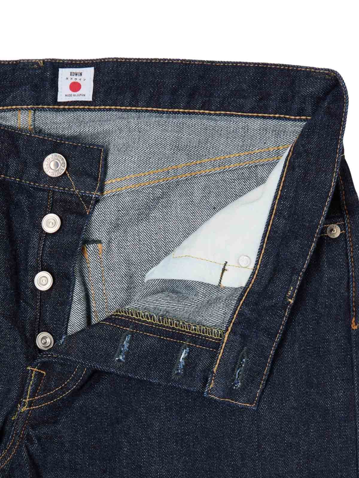 Edwin Regular Tapered Kurabo Red Selvage 14oz Blue Rinsed L30
