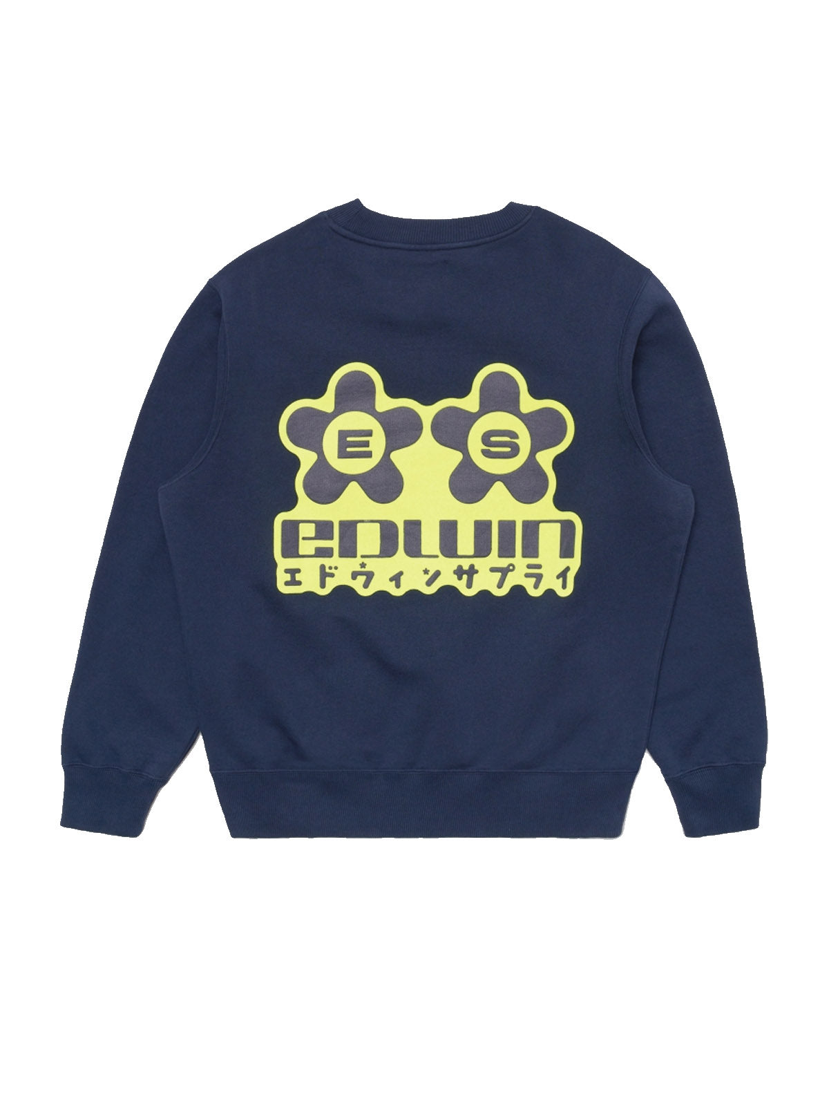 Edwin Sakura Sweat Maritime Blue