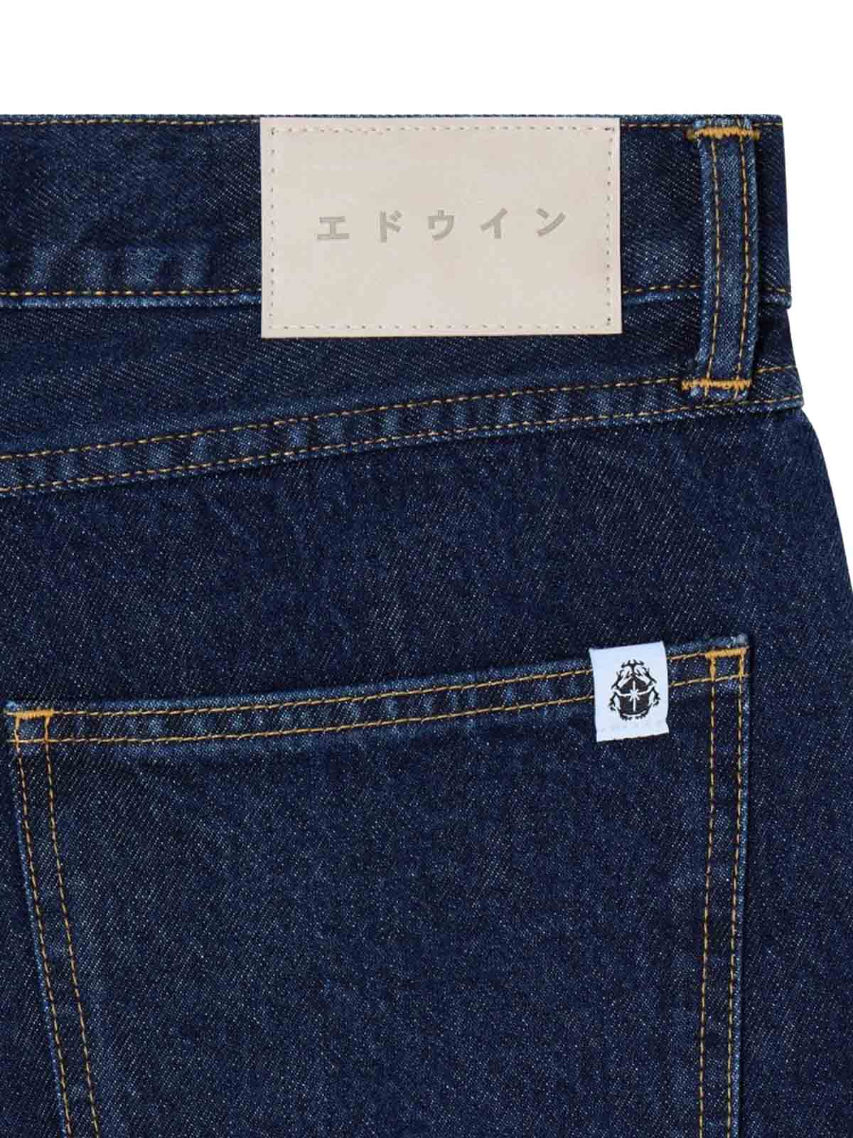Edwin Cosmos Pant Blue Dark Marble Wash L28