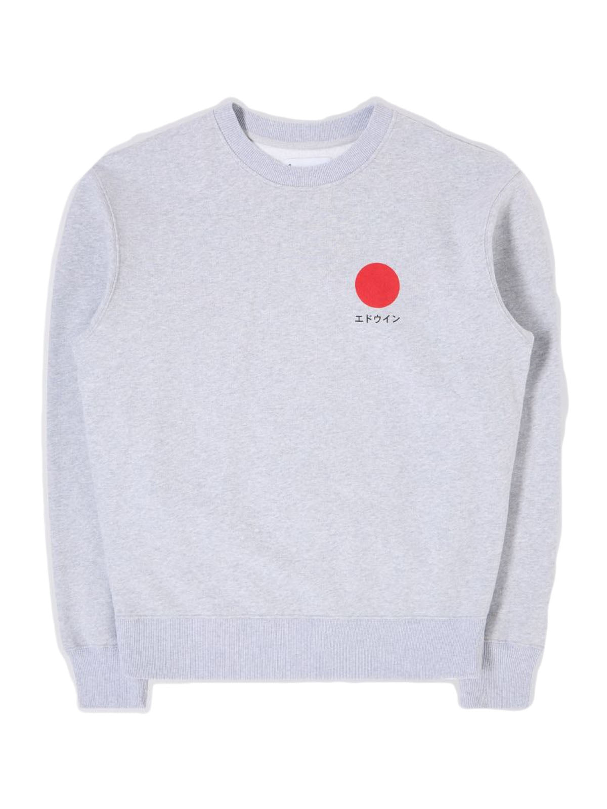 Edwin Japanese Sun Sweat Grey Marl