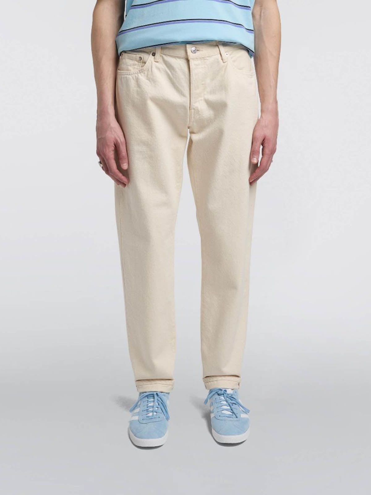 Edwin Regular Tapered Kaihara Natural Red Selvage 13oz Natural rinsed L32