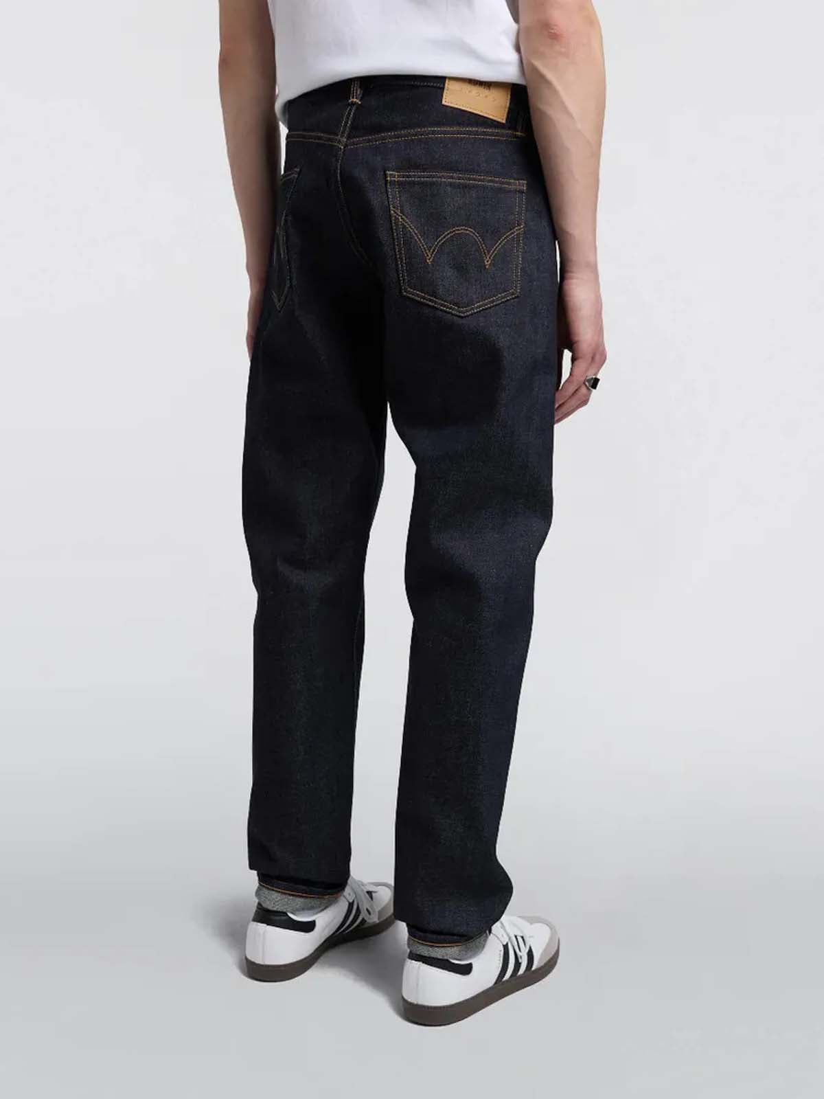 Edwin Regular Tapered Kurabo Red Selvage 14oz Blue Unwashed L30