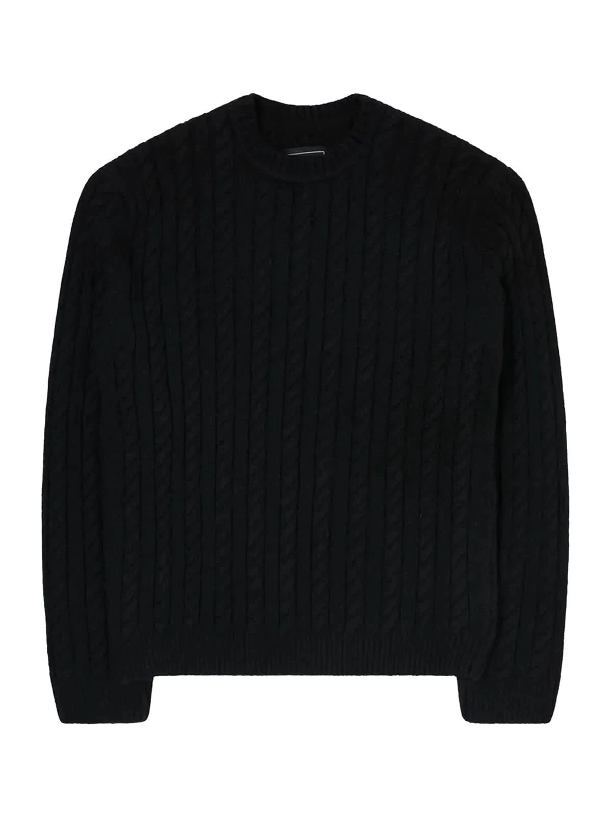 Edwin Twisted Crew Neck Black
