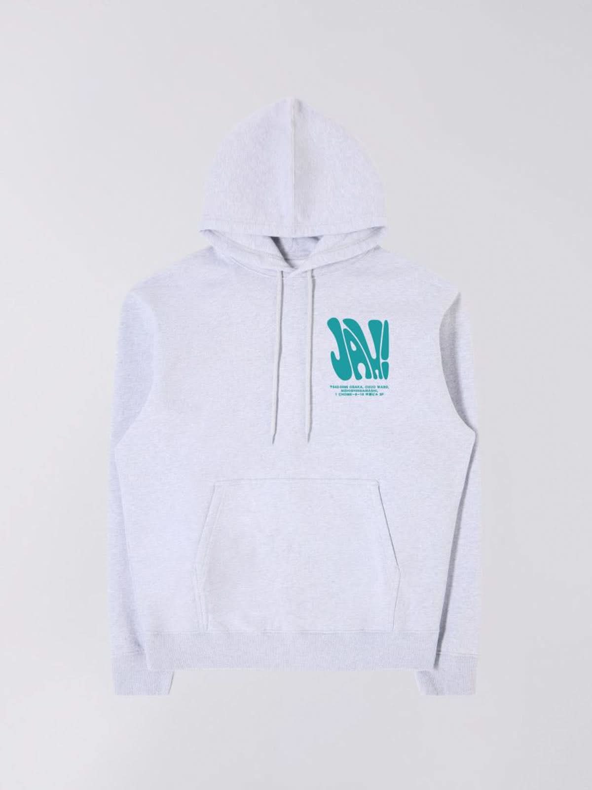 Edwin United We Stand Hoodie Sweat Grey Marl