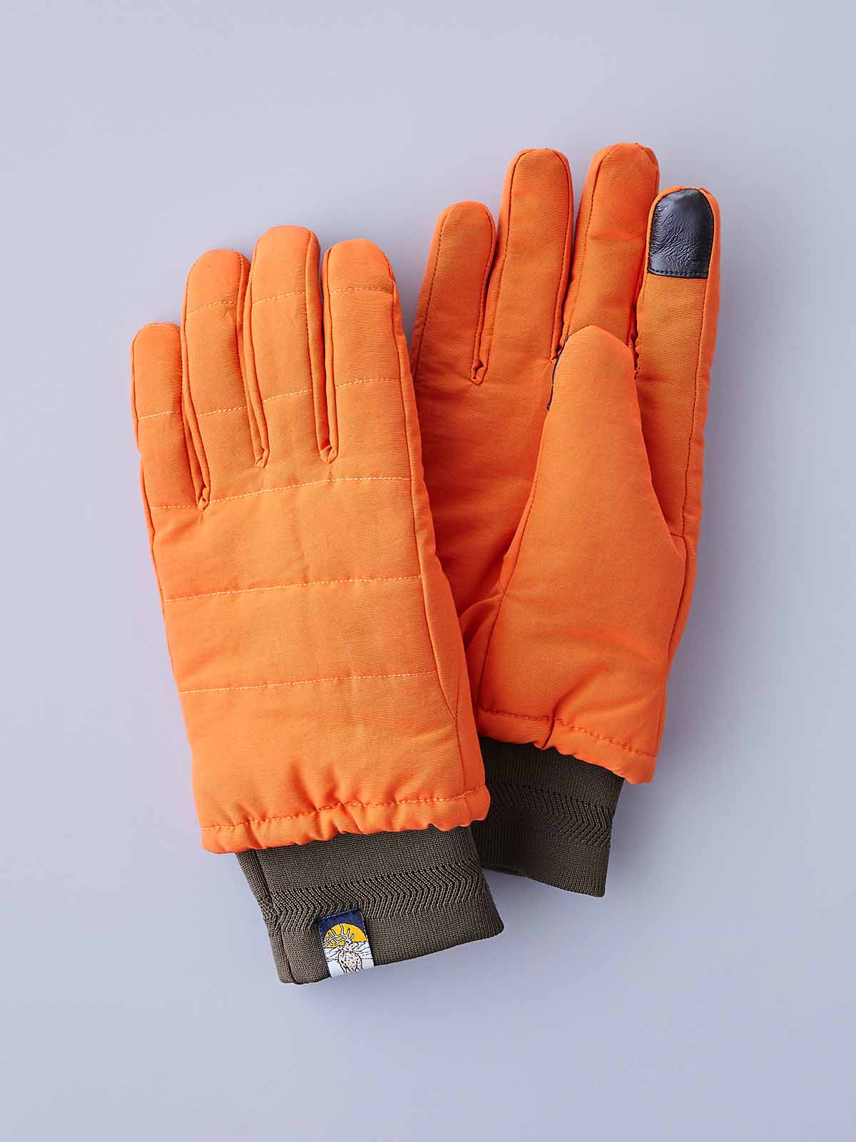 Elmer Joh Knit Cuff Glove Orange Conductive