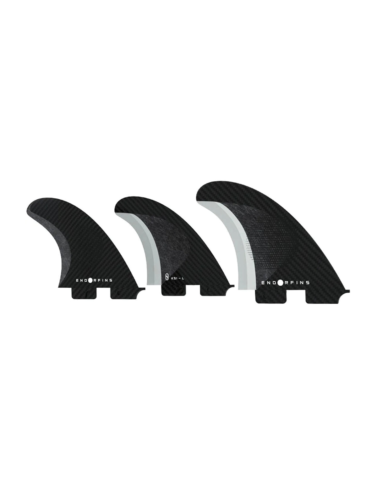 Endorfins Slater KS1 FCS II Tri Fins Large Black/Black