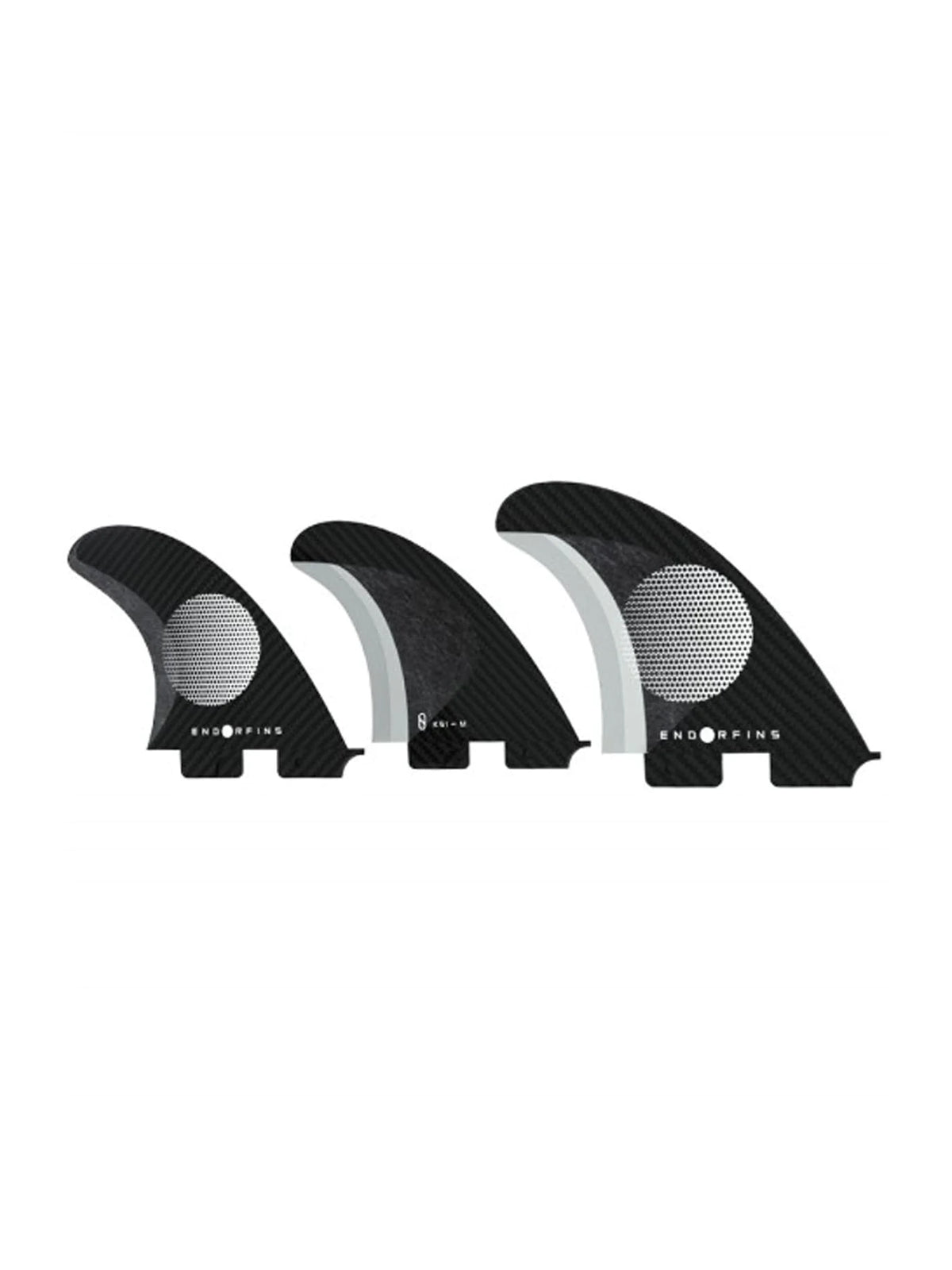 Endorfins Slater KS1 FCS II Tri Fins Medium Black/White